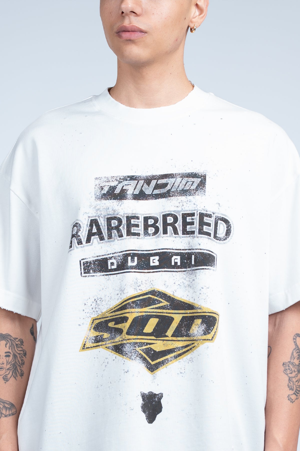 RETRO SPEEDWAY T-SHIRT - WHITE
