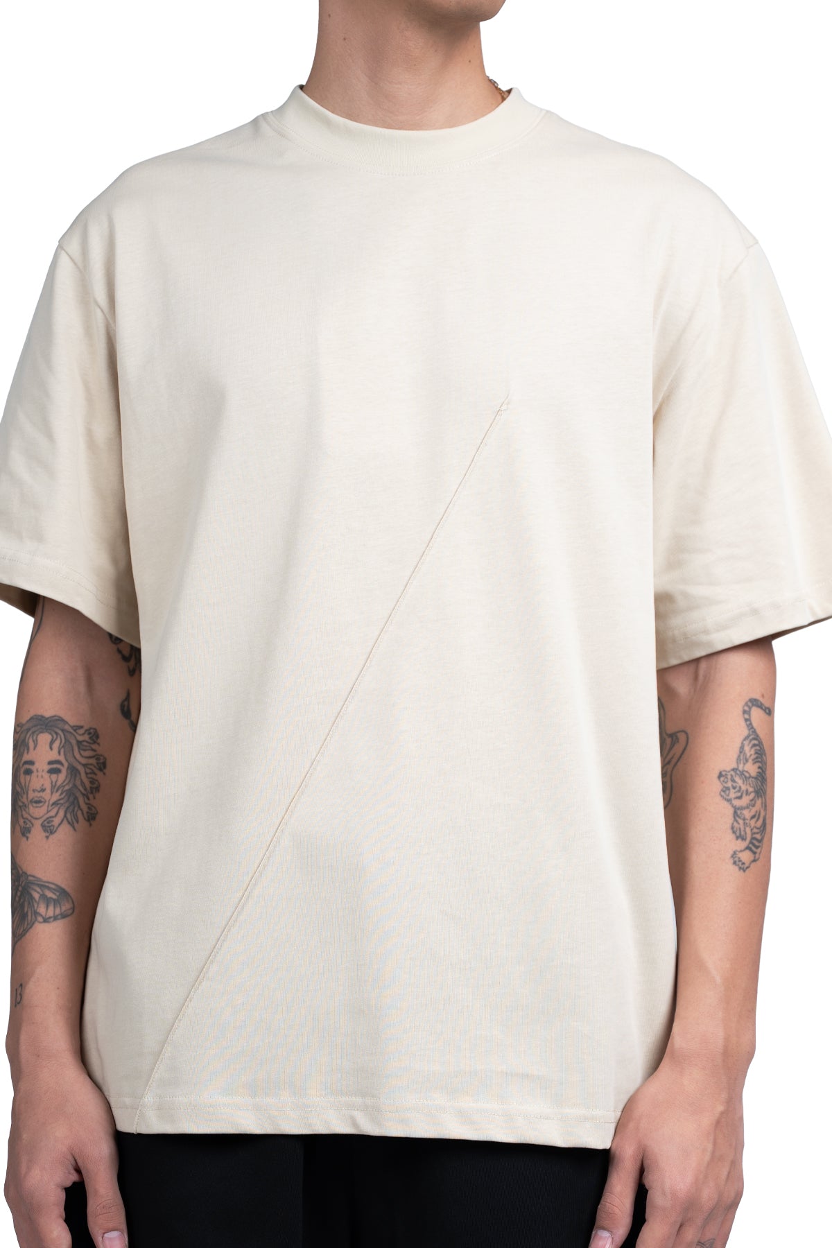 SLASH T-SHIRT - BEIGE