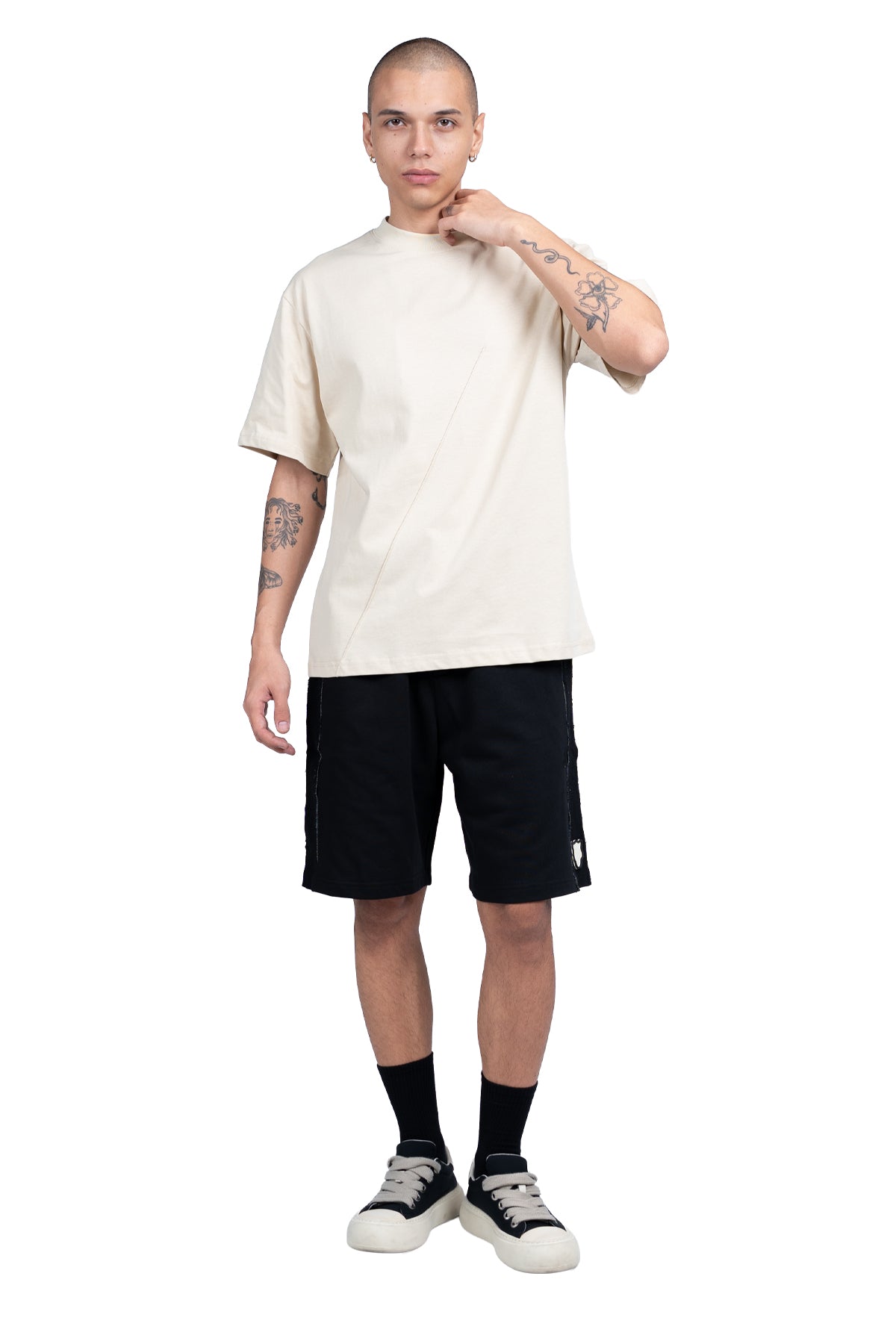 SLASH T-SHIRT - BEIGE