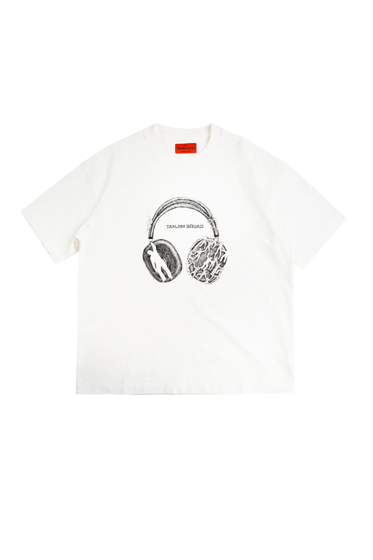 TS HEADPHONE T-SHIRT-WHITE