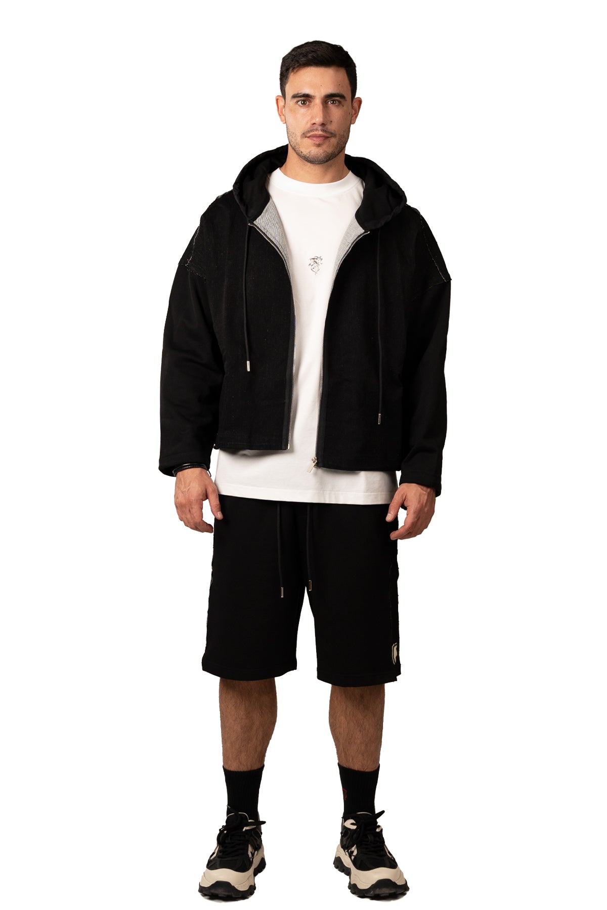 MIDNIGHT DUO SHORTS - BLACK
