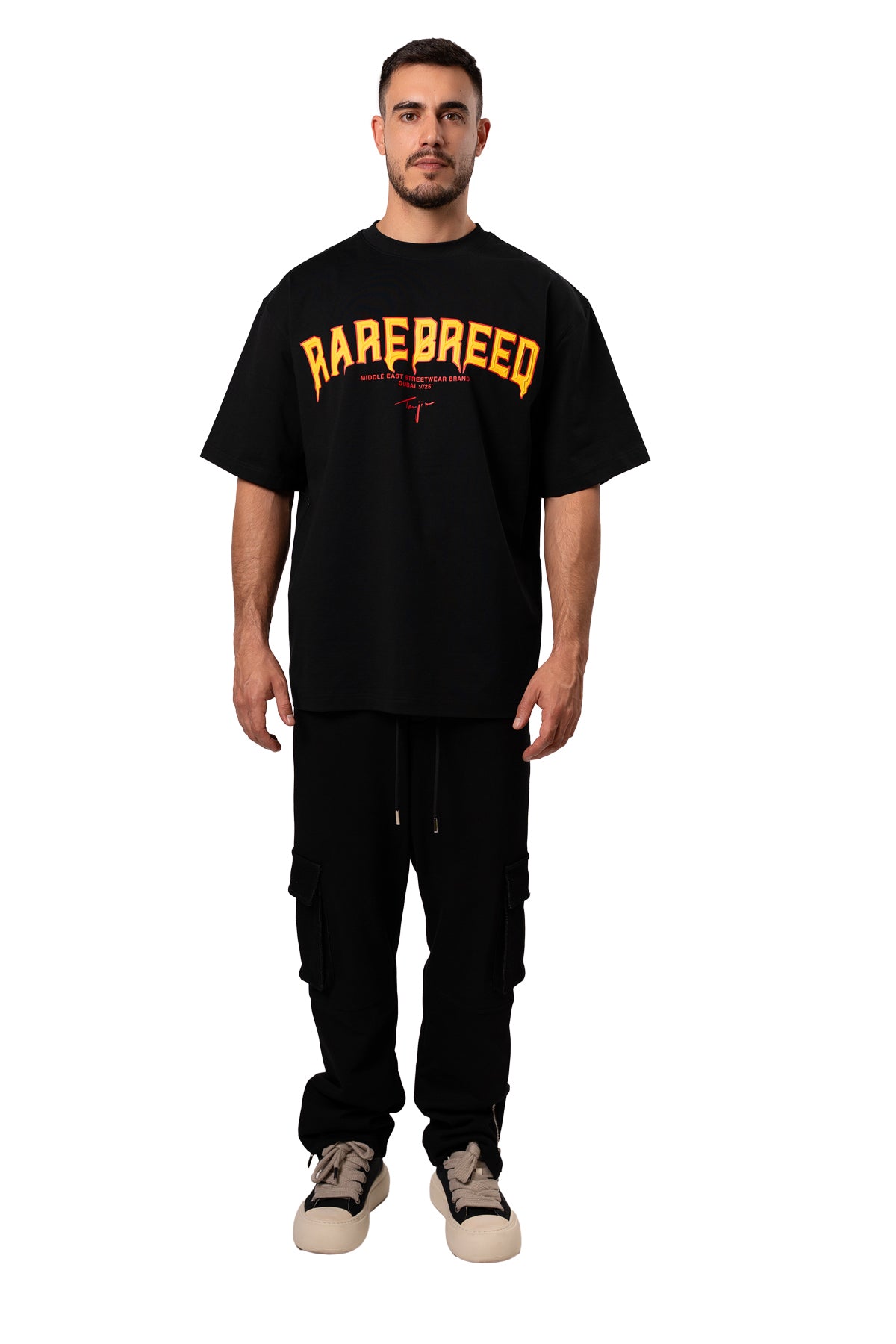3D RARE BREED T-SHIRT - BLACK