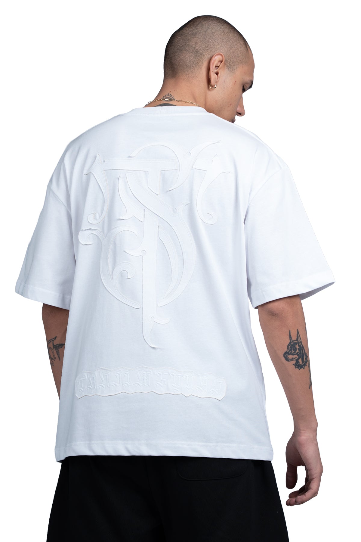 TS EMBLEM T-SHIRT - WHITE