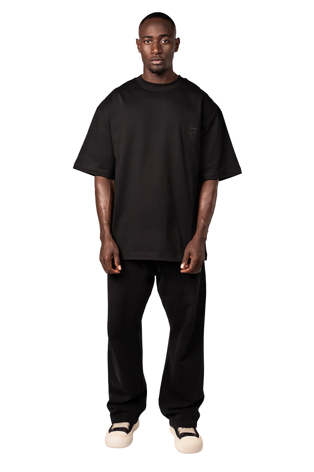 TS EMBLEM T-SHIRT - BLACK