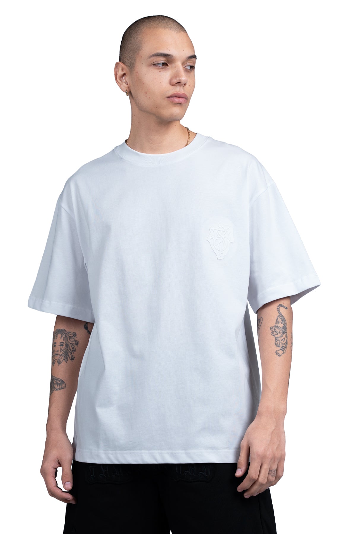 TS EMBLEM T-SHIRT - WHITE