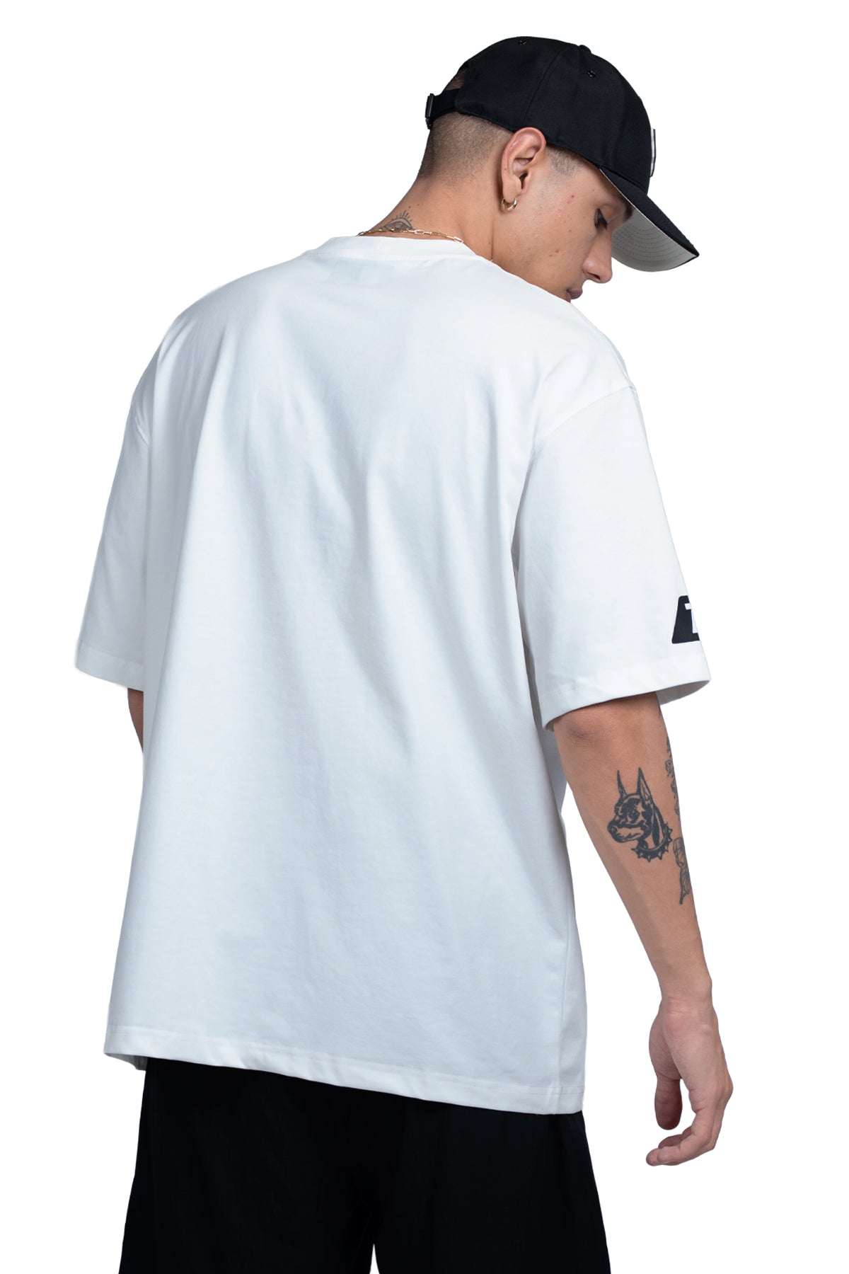 TANJIM RACE T-SHIRT - WHITE