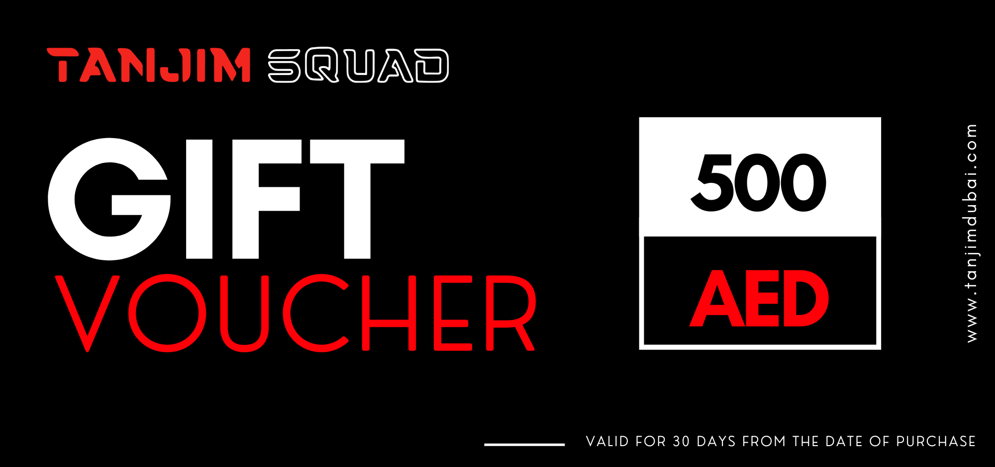 TANJIM SQUAD - VIRTUAL GIFT CARDS
