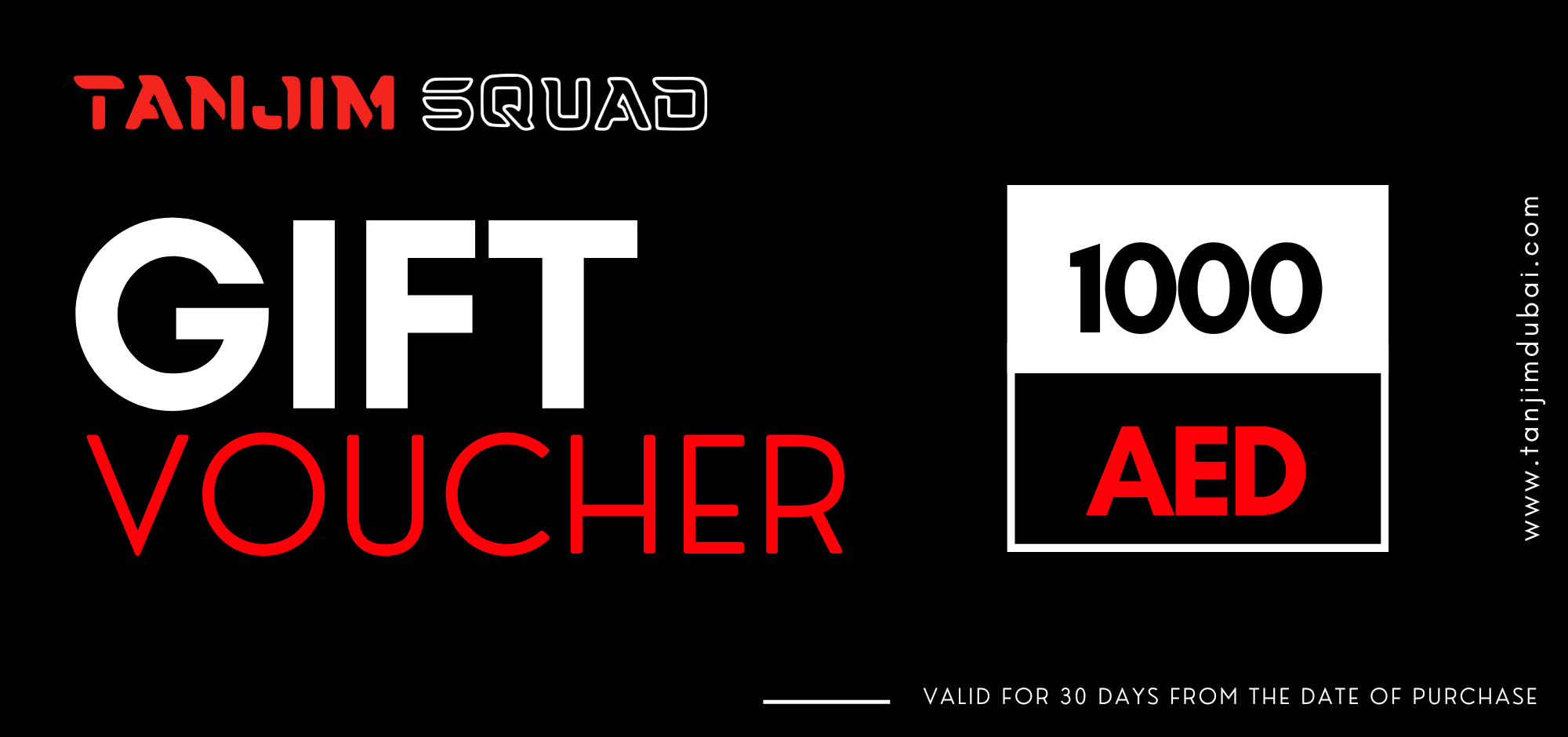 TANJIM SQUAD - VIRTUAL GIFT CARDS
