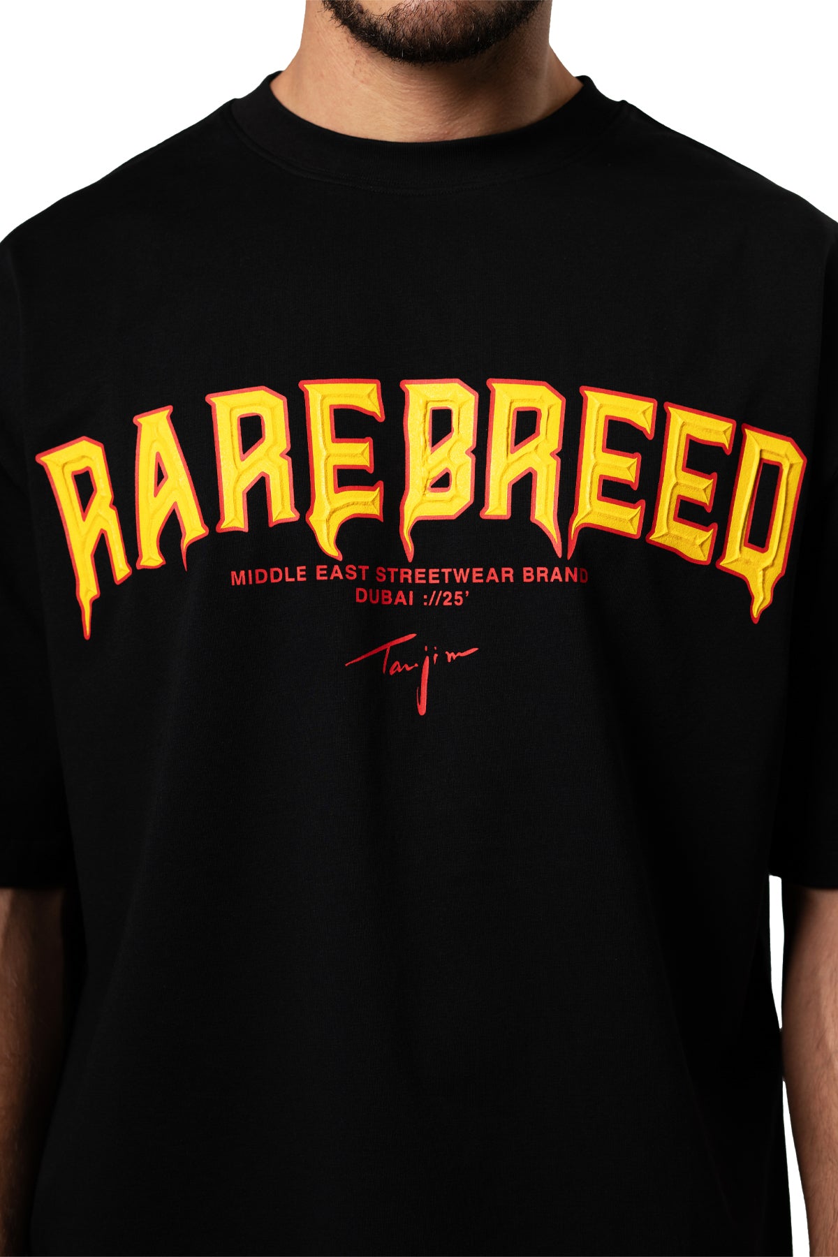 3D RARE BREED T-SHIRT - BLACK