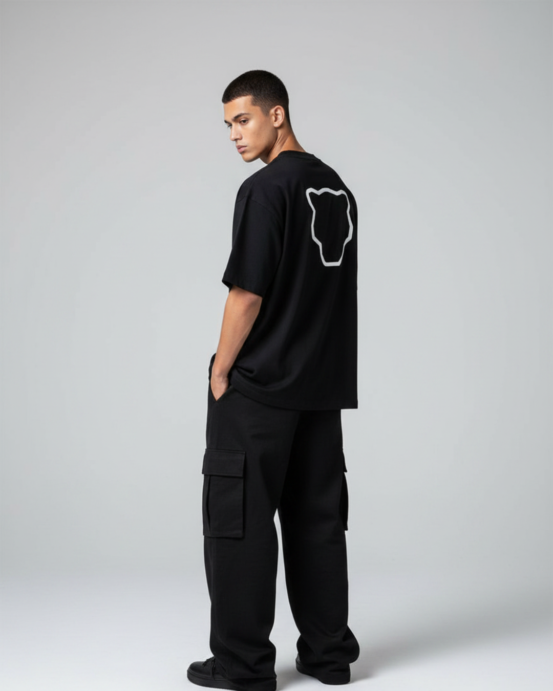 Barcode Tee Black