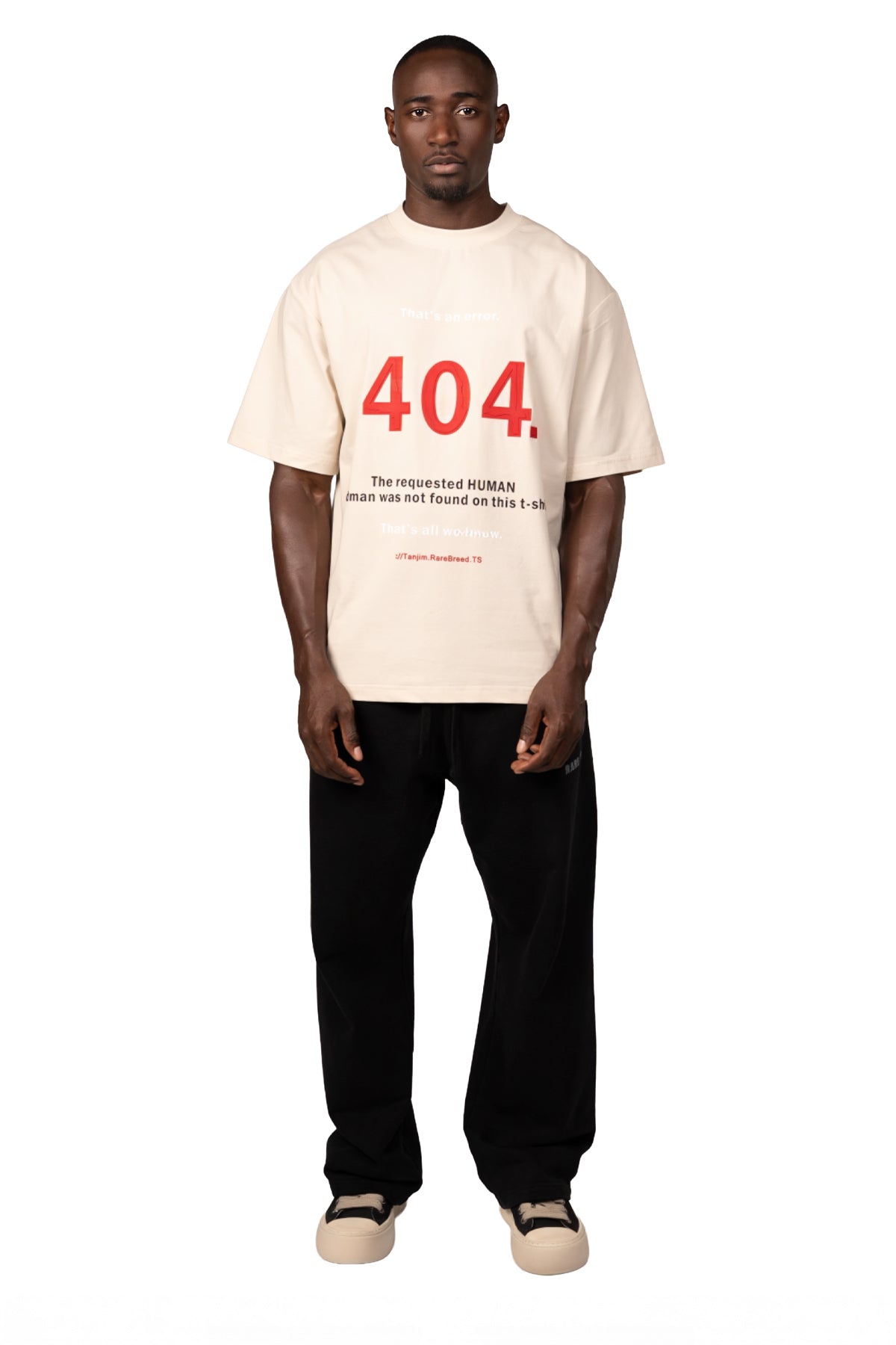 RARE 404 T-SHIRT - BEIGE