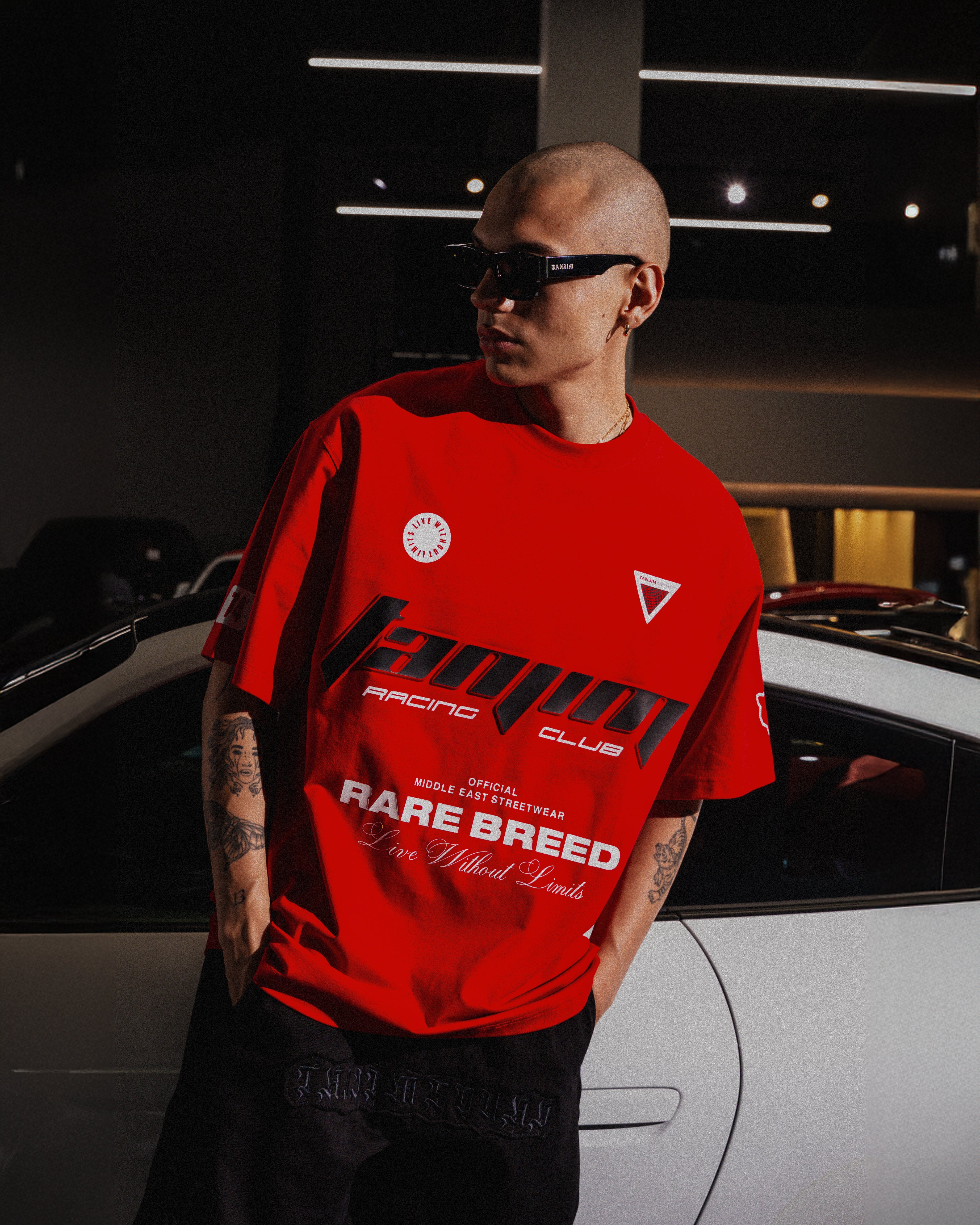 TANJIM RACE T-SHIRT - RED