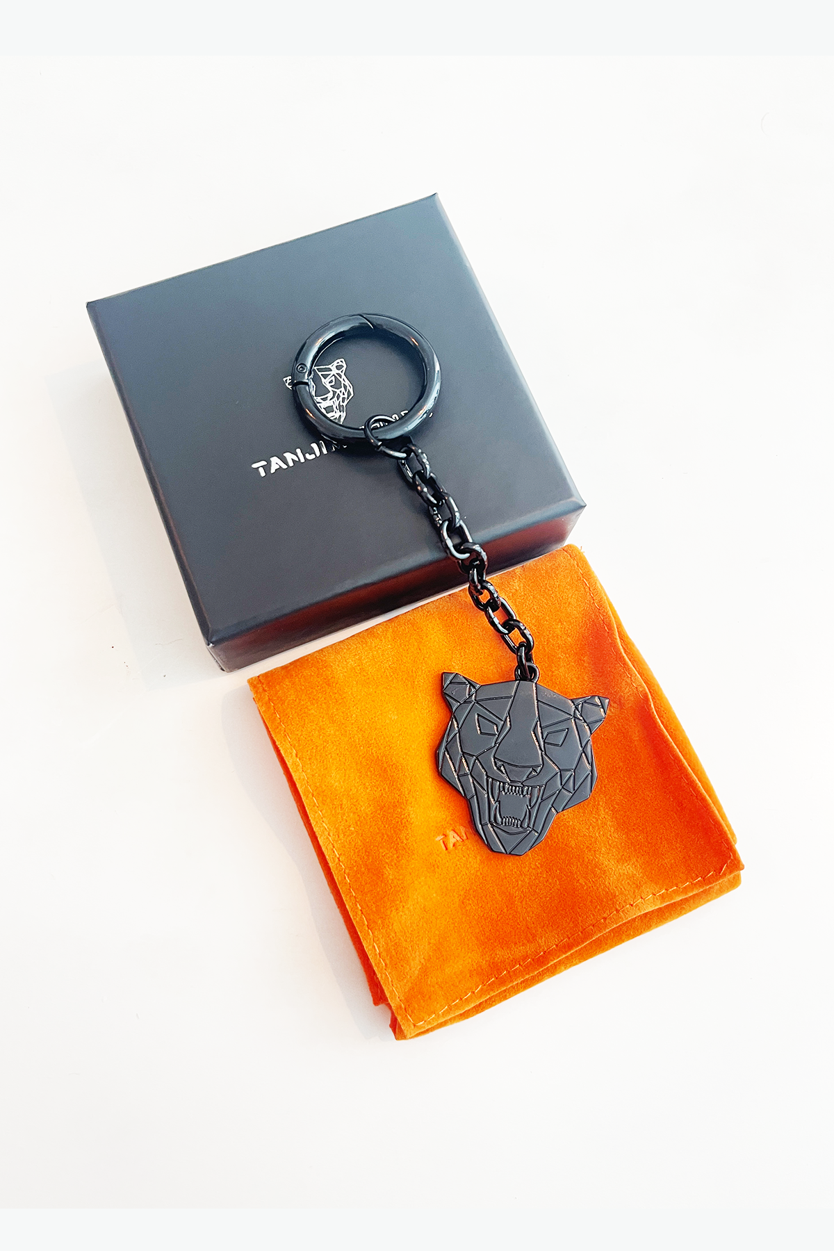 PANTHER METAL KEYCHAIN - BLACK