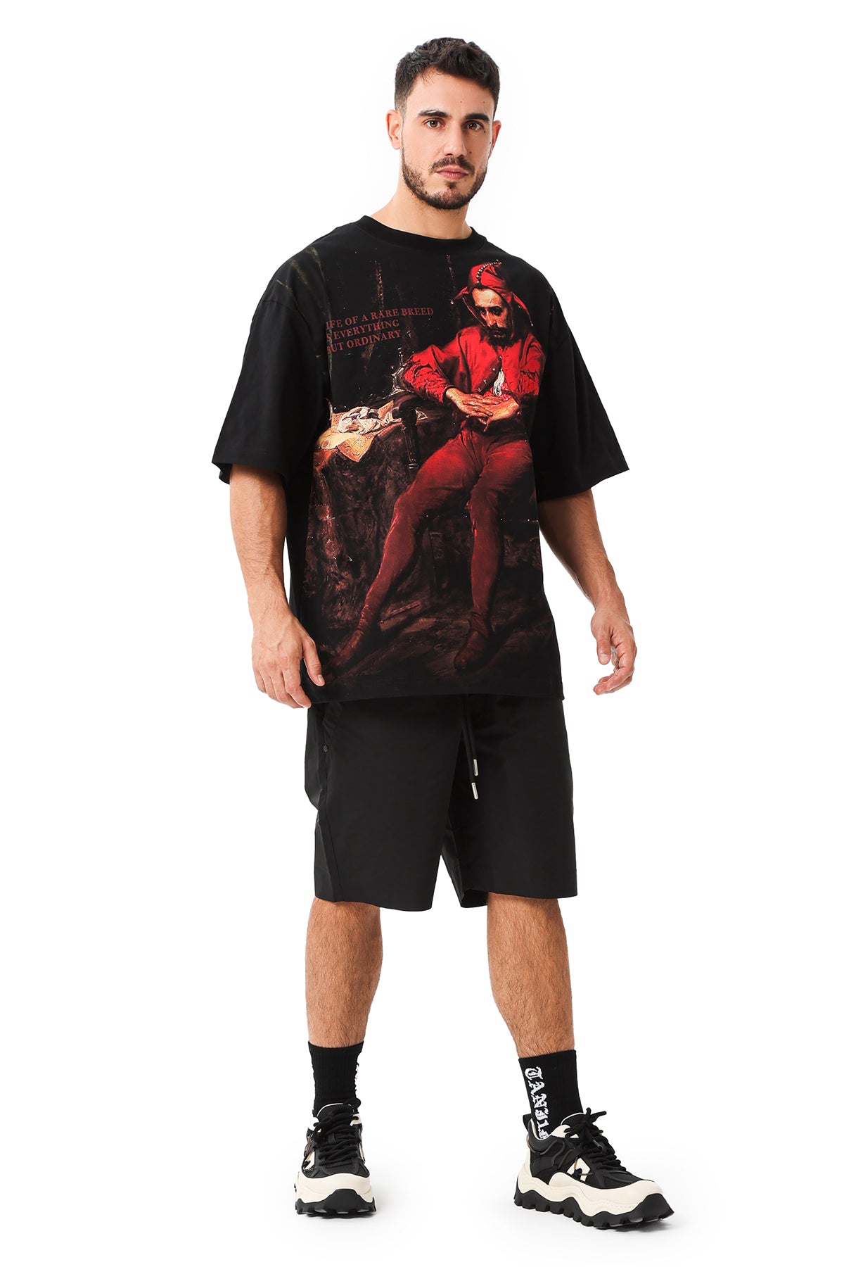 STAŃCZYK JOKER ART T-SHIRT - BLACK