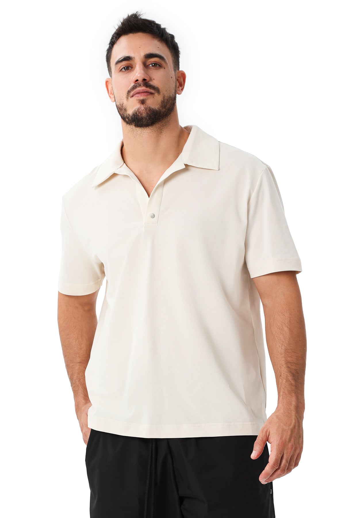 T SQUAD POLO - OFF WHITE