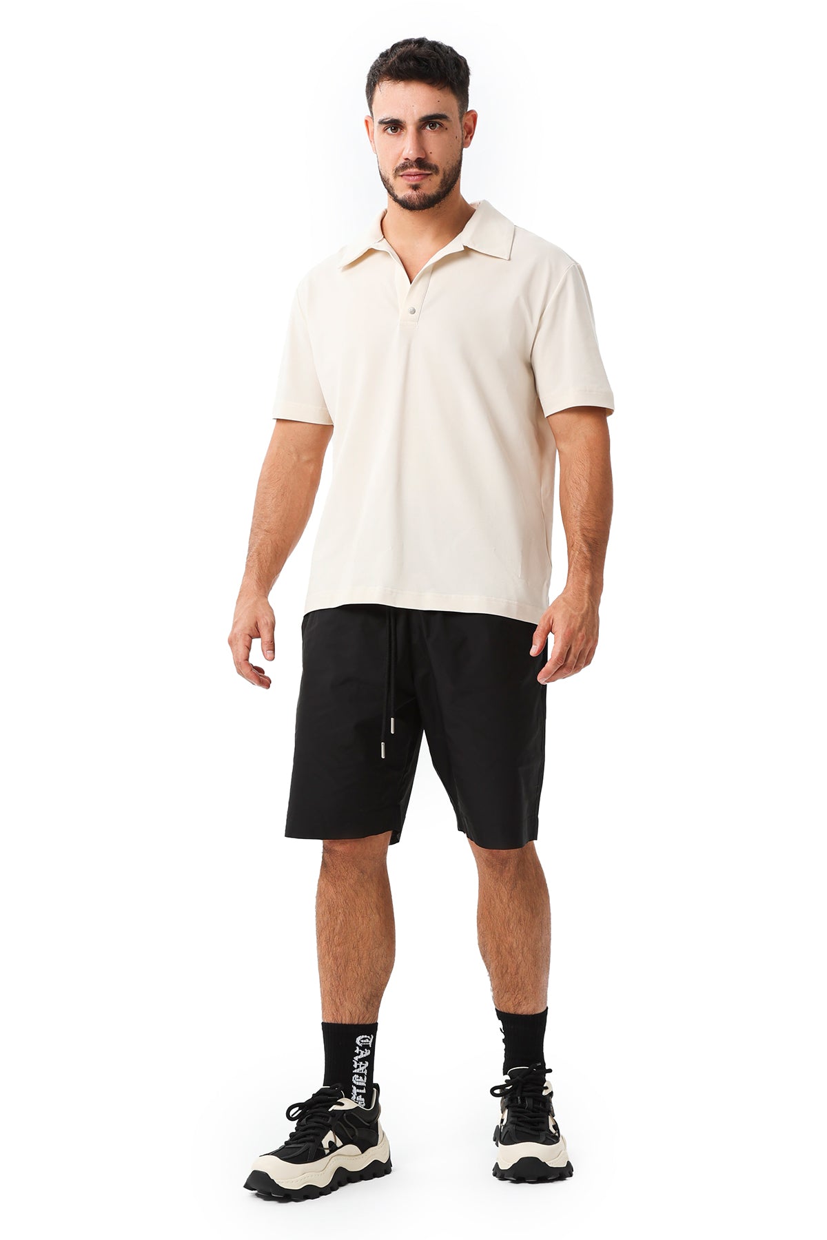 T SQUAD POLO - OFF WHITE