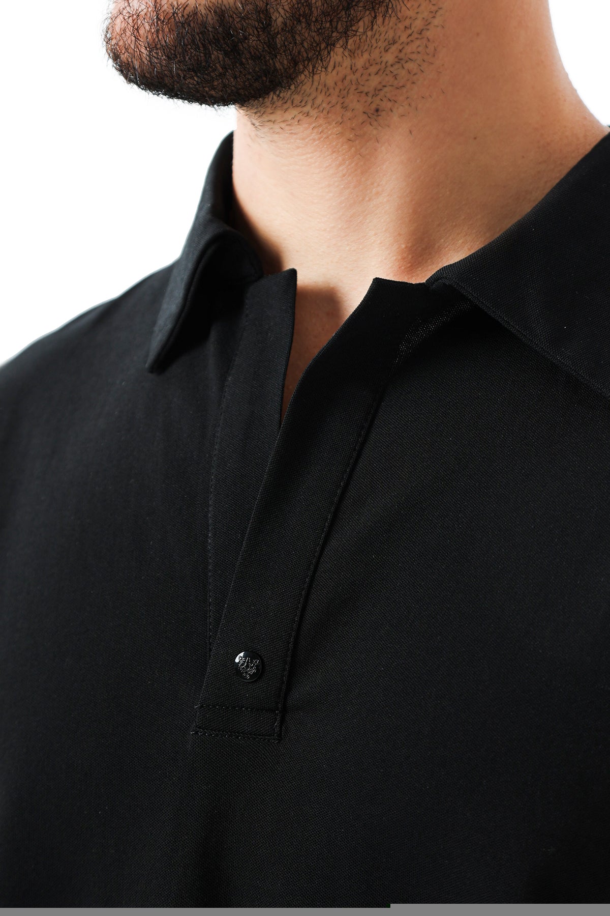 T SQUAD POLO T-SHIRT - BLACK