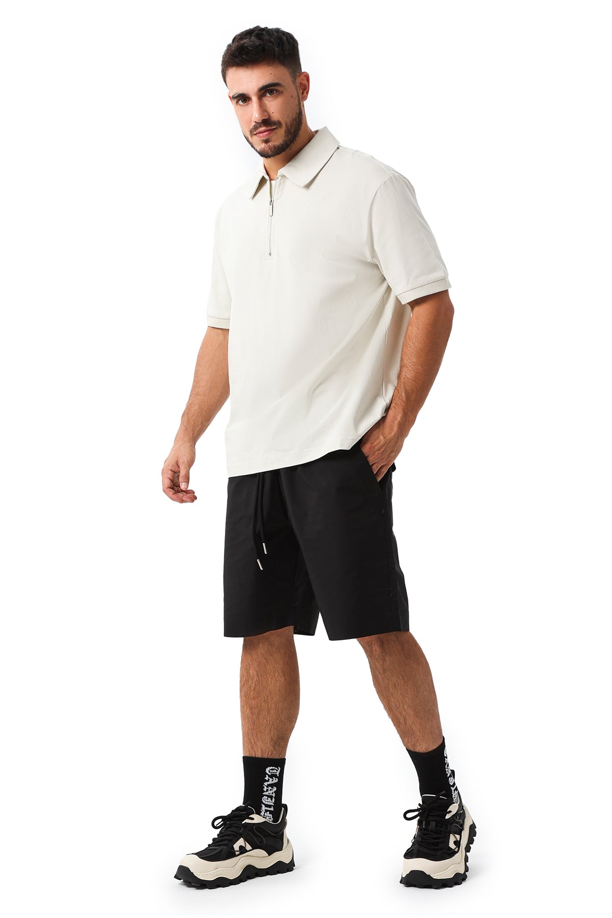 STREET EDGE POLO - BEIGE