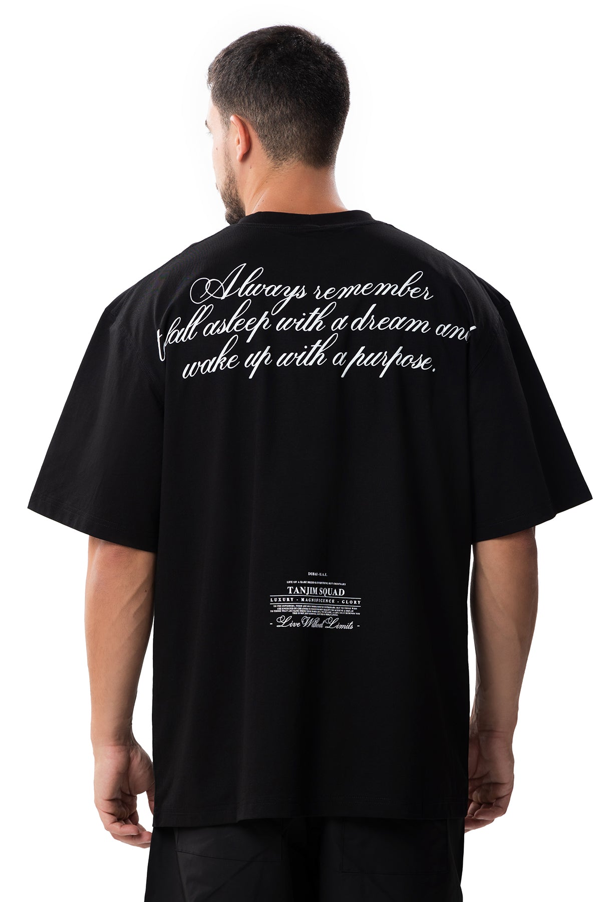 REMEMBER ALWAYS T-SHIRT - BLACK