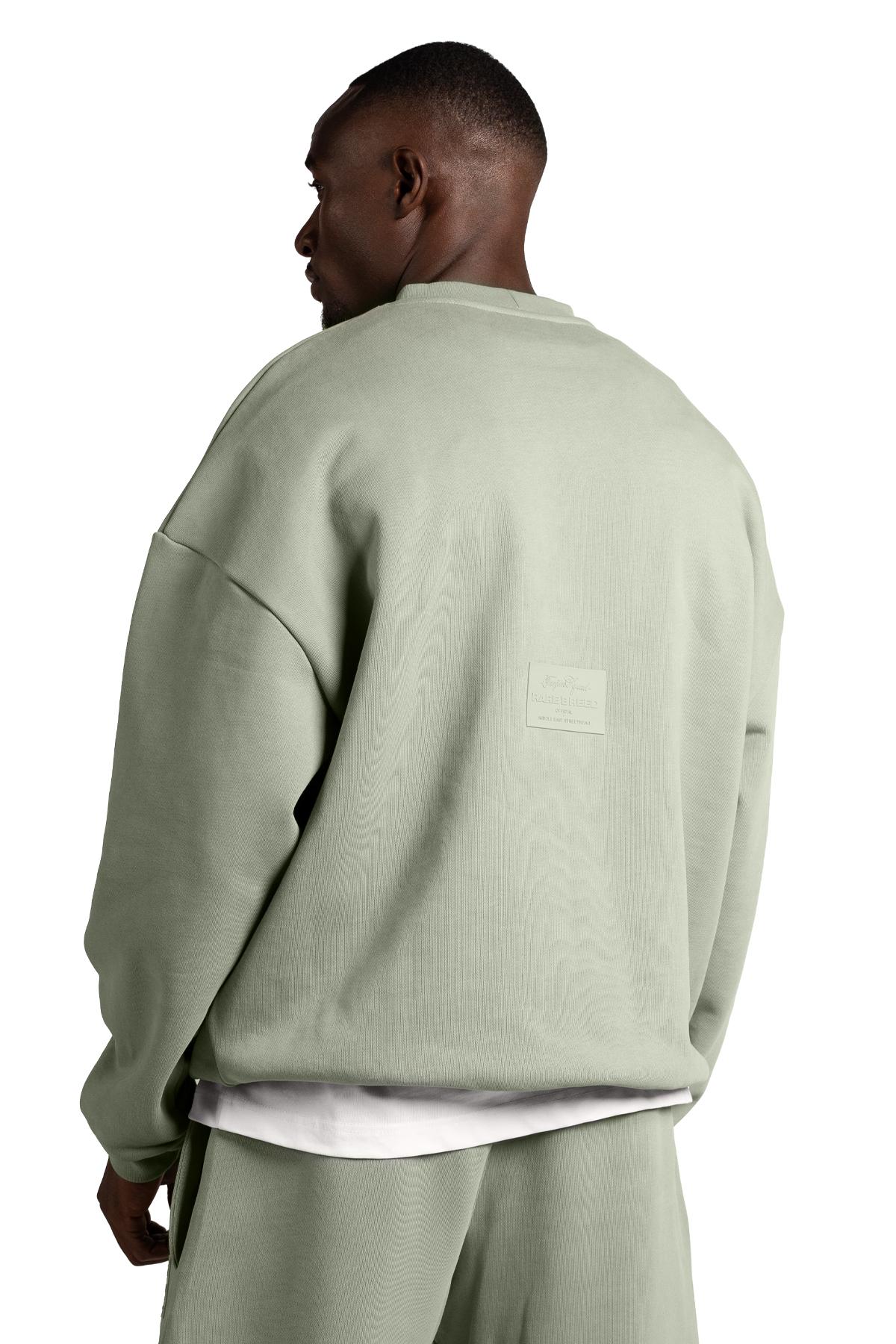 TS PLAIN SWEATSHIRT-LIGHT GREEN