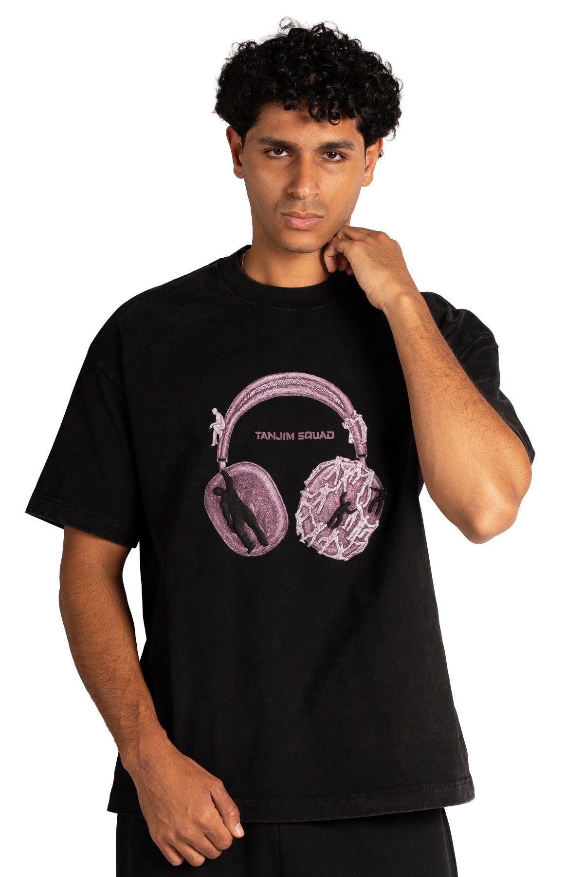 TS HEADPHONE T-SHIRT-BLACK