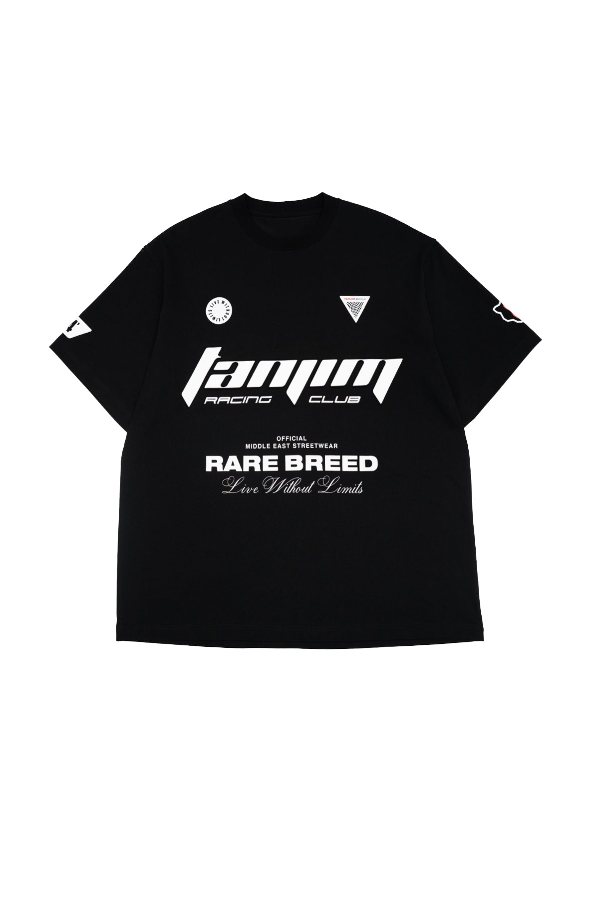 TANJIM RACE T-SHIRT - BLACK