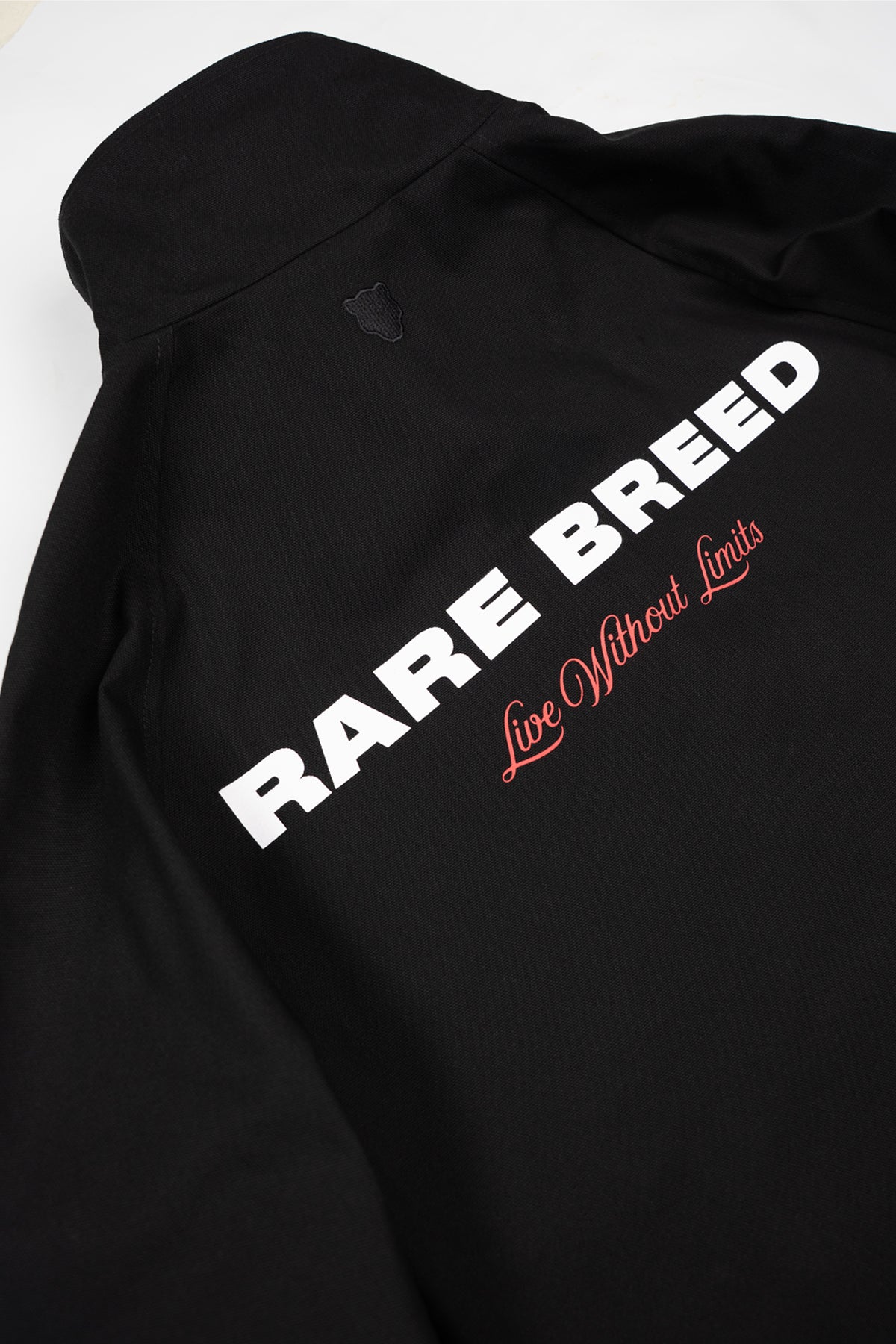 RARE BREED HALF ZIP JACKET-BLACK