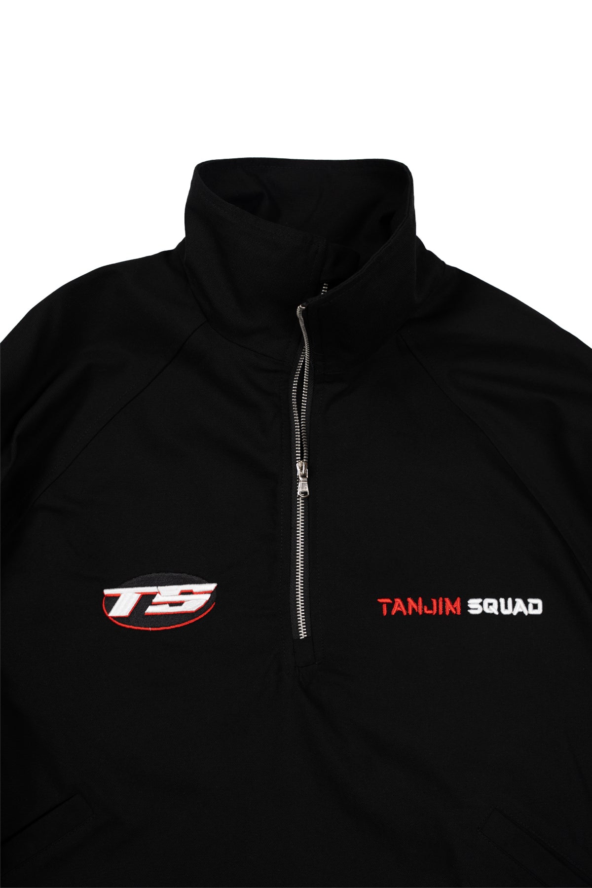 RARE BREED HALF ZIP JACKET-BLACK