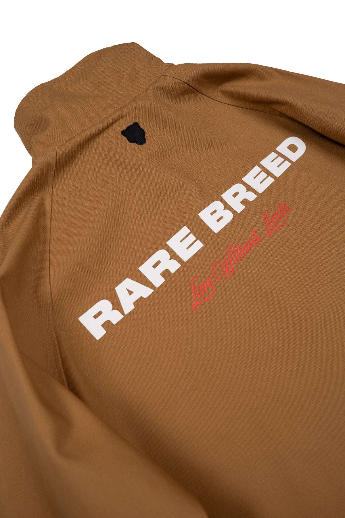 RARE BREED HALF ZIP JACKET-BROWN