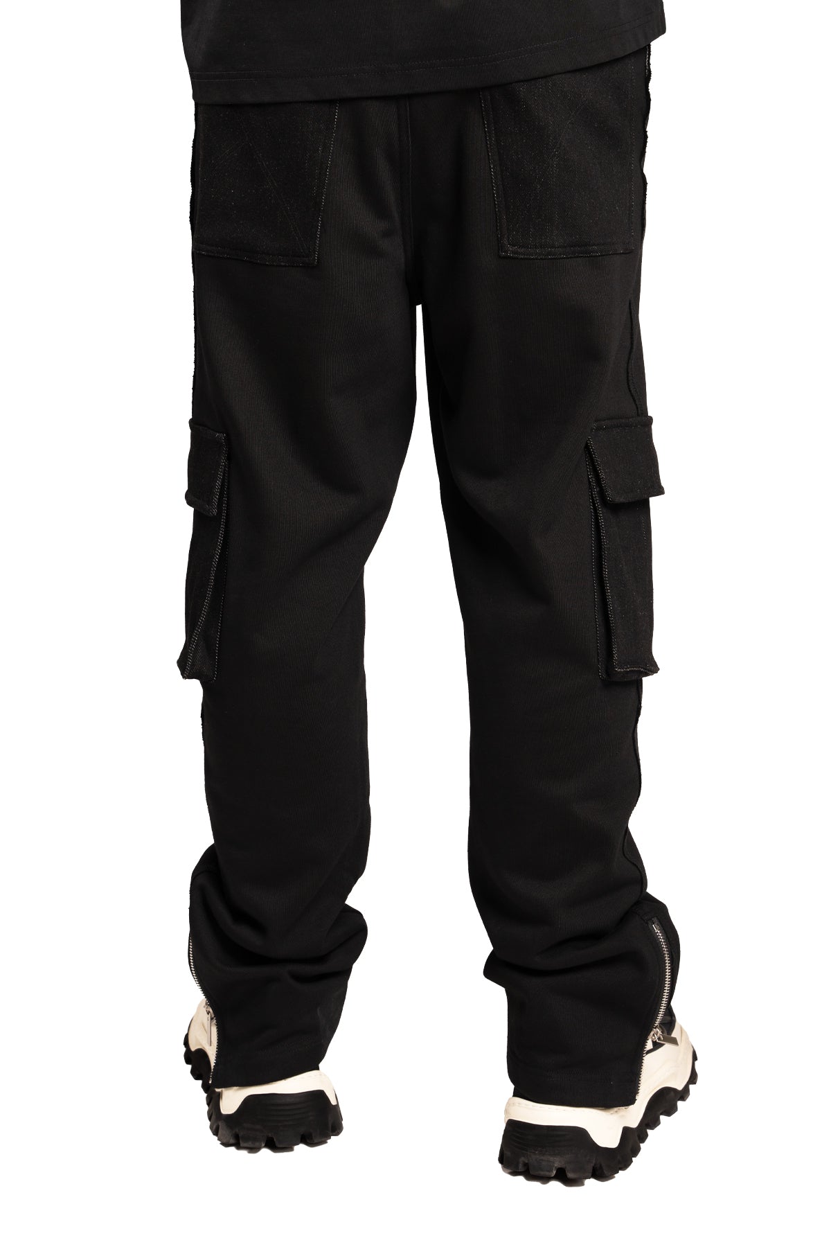 DUO CARGO PANTS - BLACK