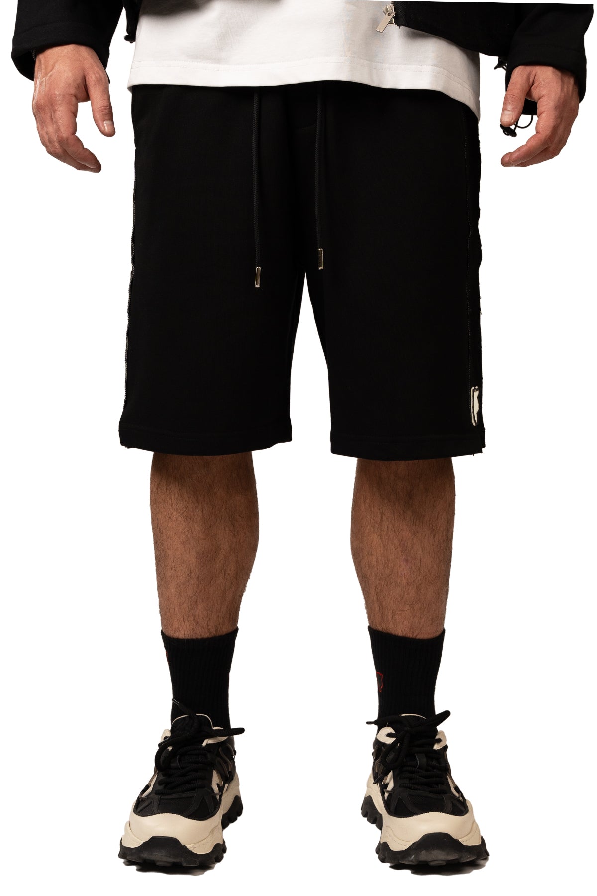 MIDNIGHT DUO SHORTS - BLACK