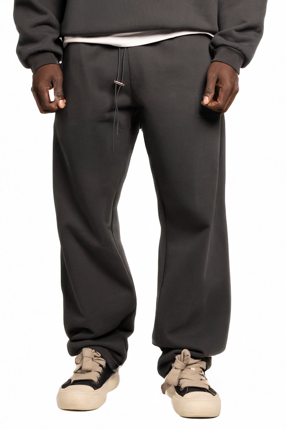 TS PLAIN TROUSER-DARK GREY