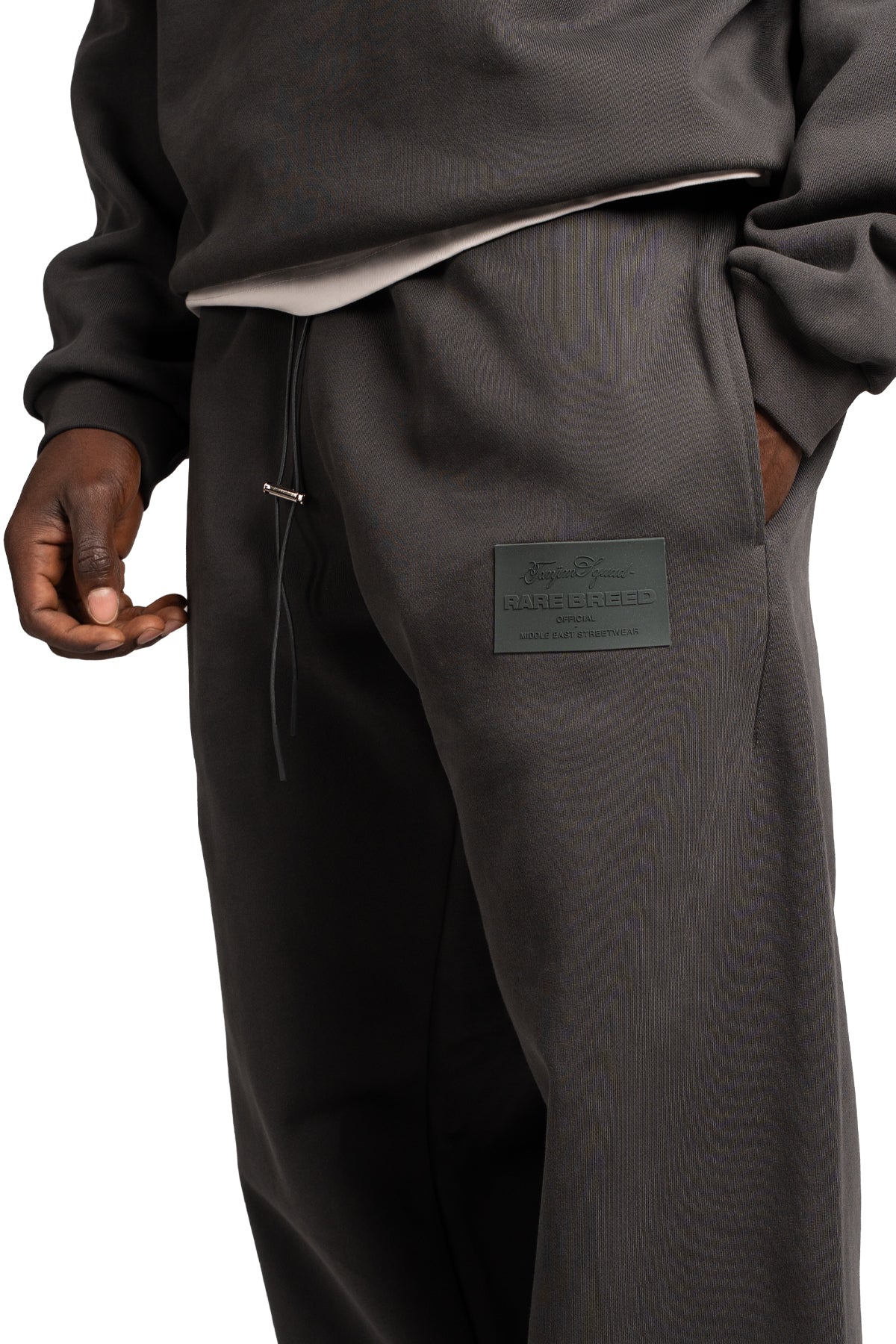 TS PLAIN TROUSER-DARK GREY