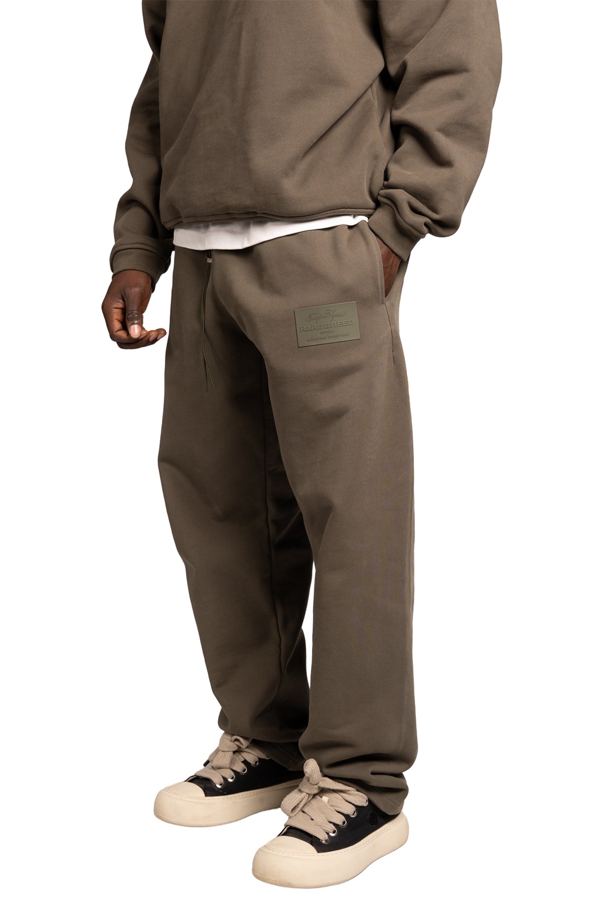 TS PLAIN TROUSER-OLIVE