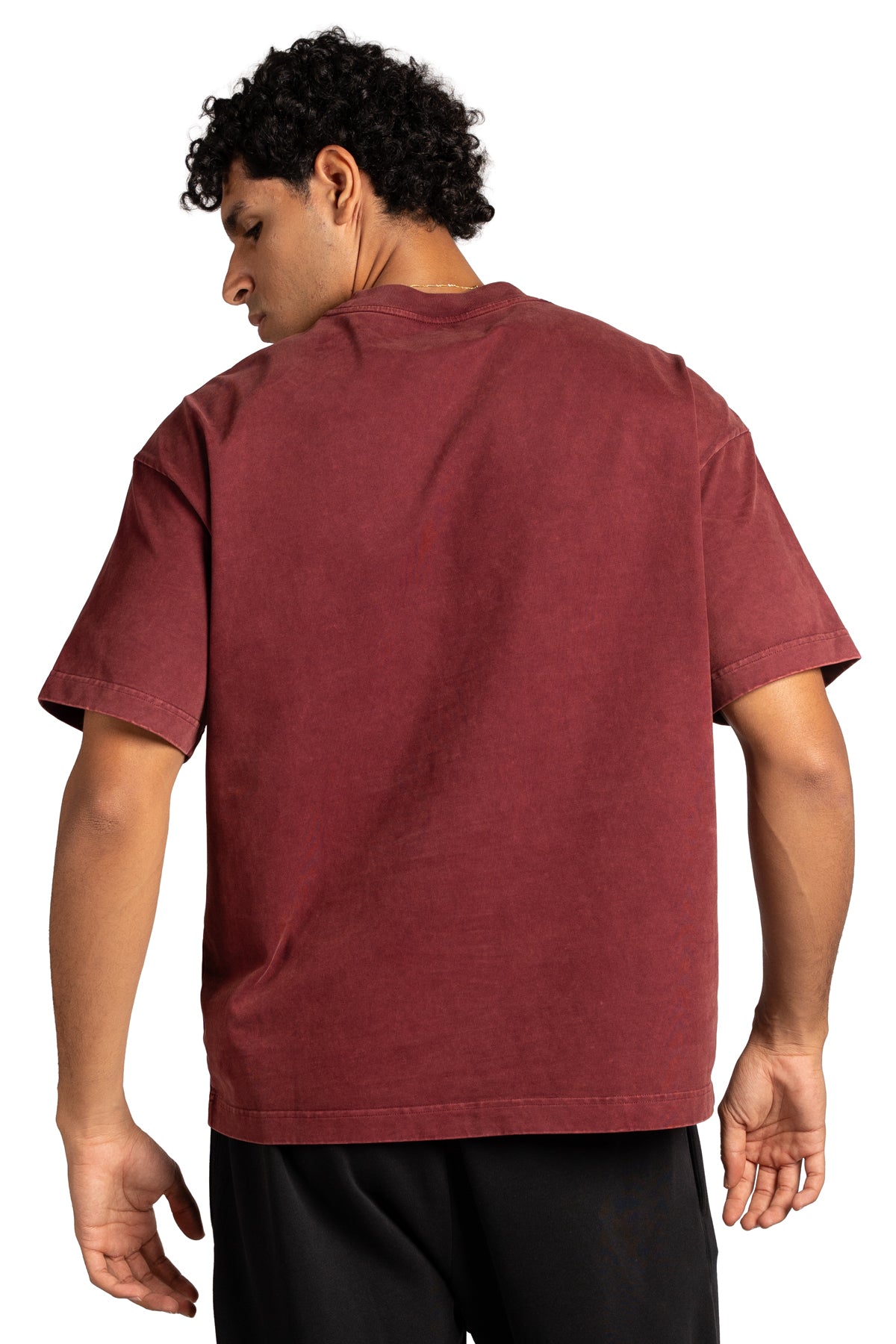 TS HEADPHONE T-SHIRT-MAROON