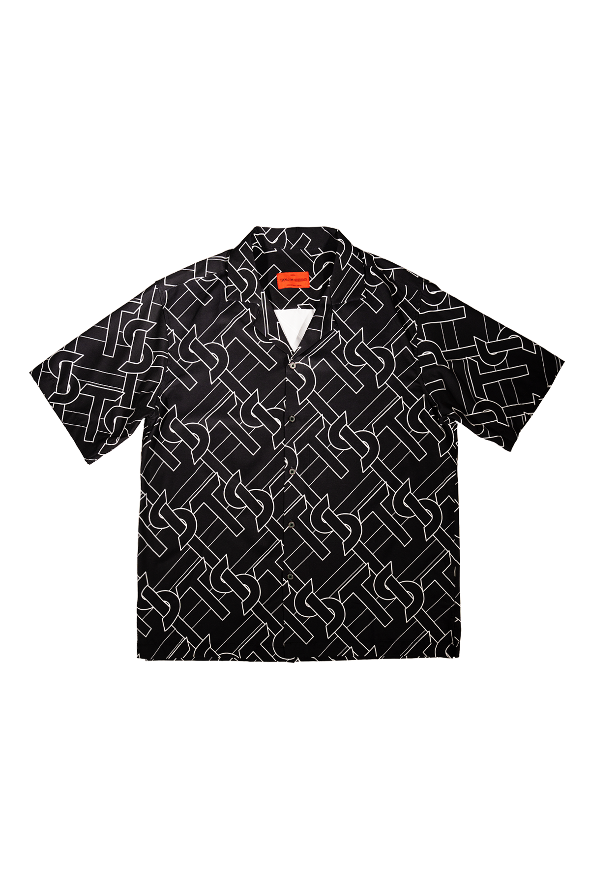 TS INITIALS SHIRT - BLACK