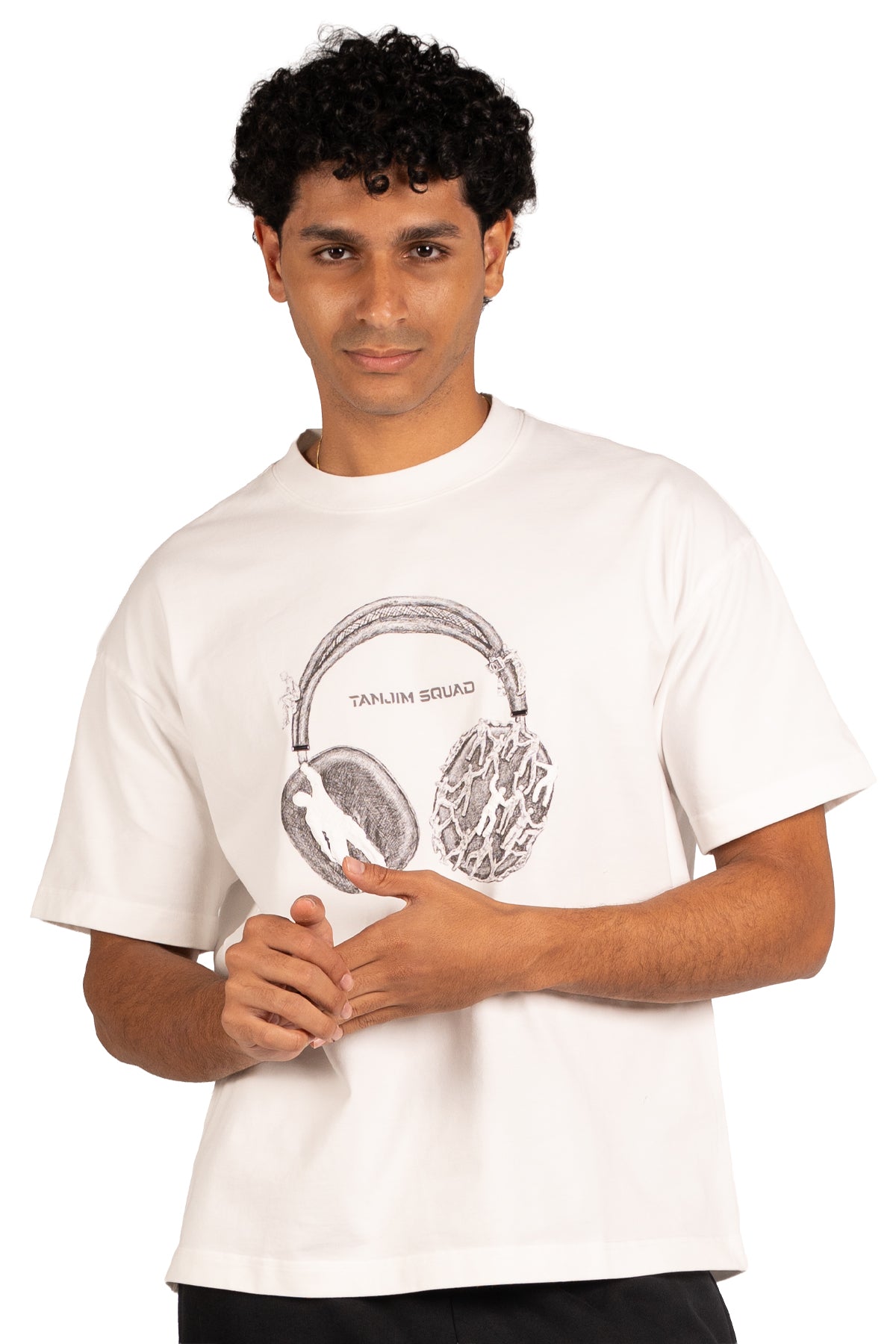 TS HEADPHONE T-SHIRT-WHITE