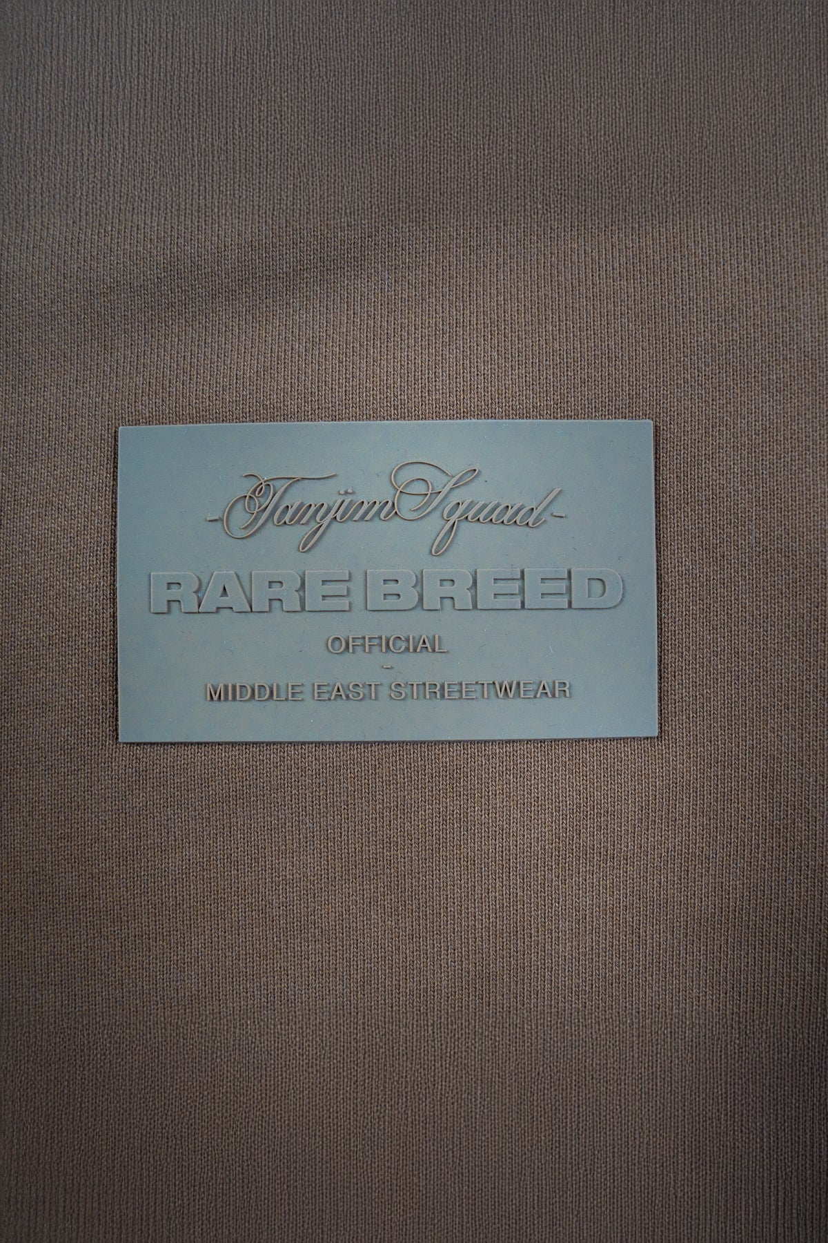 TS PLAIN HOODIE-BROWN