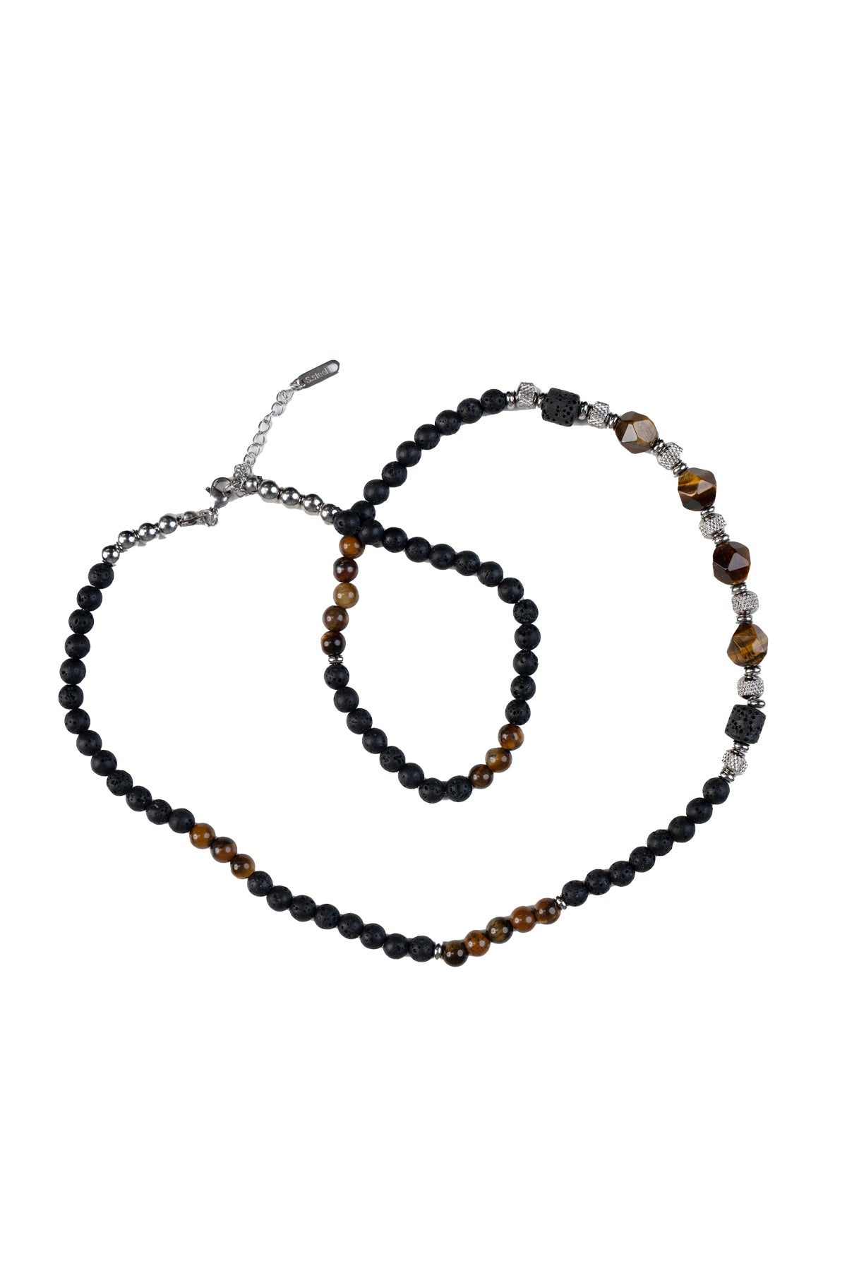 LAVA STONE BEADED NECKLACE