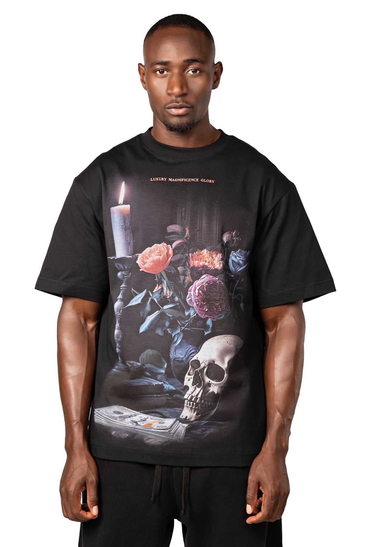 ETERNAL GLORY T- SHIRT -  BLACK
