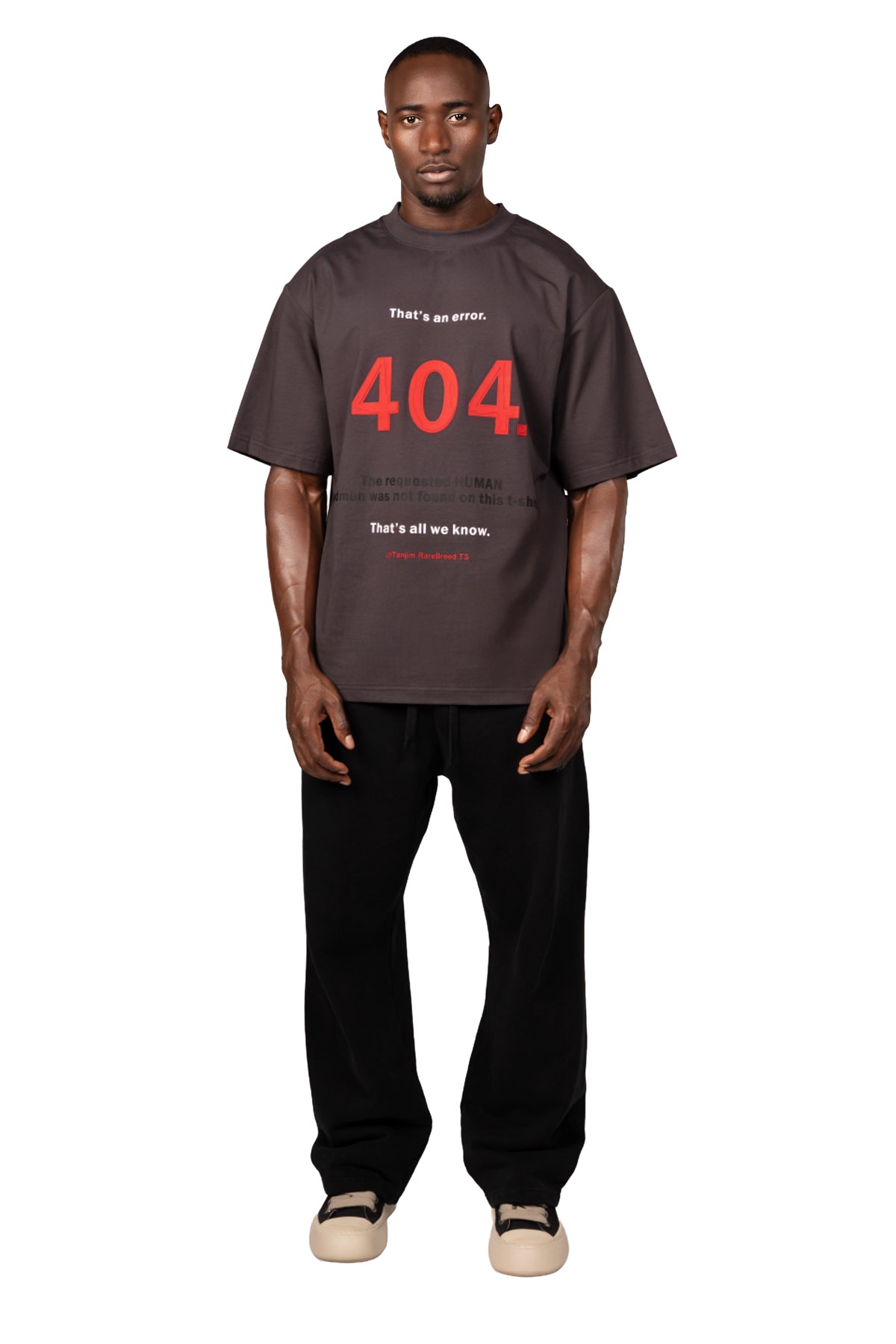 RARE 404 T-SHIRT - GREY