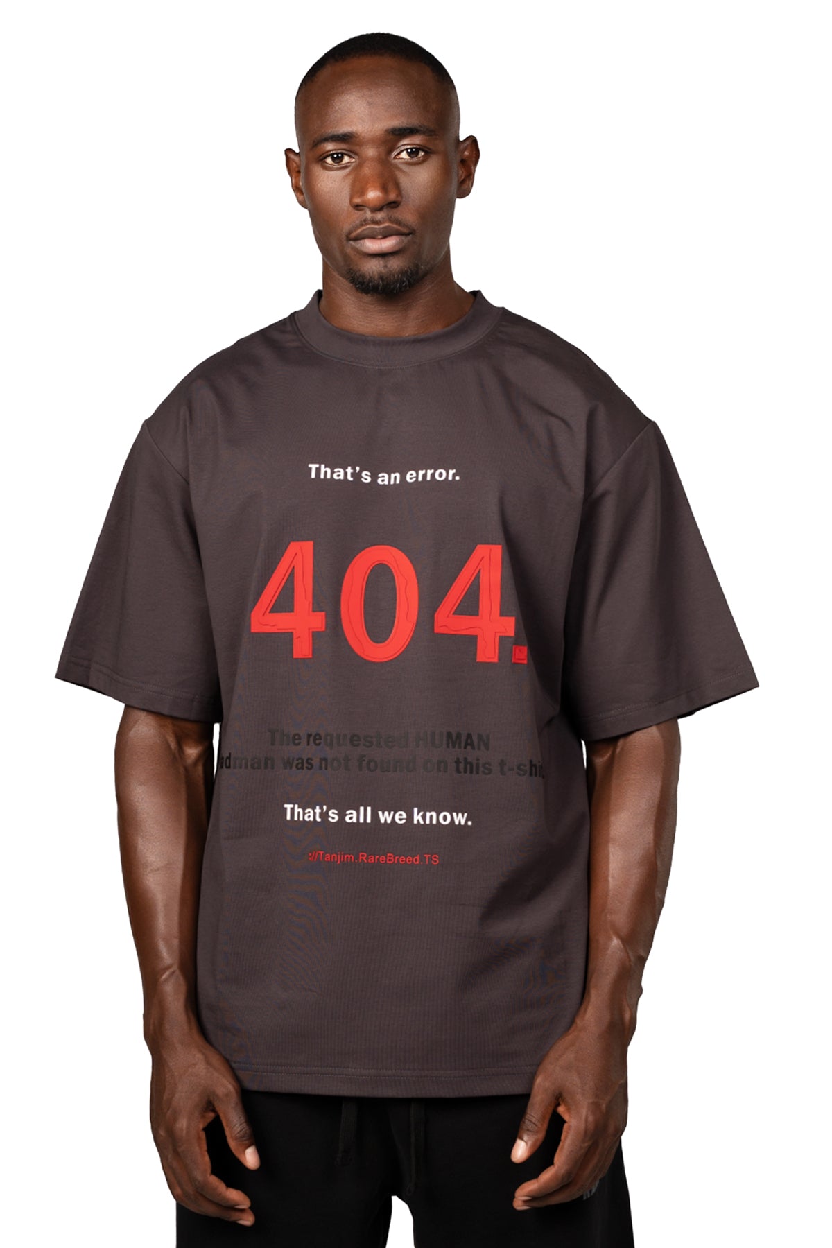 RARE 404 T-SHIRT - GREY