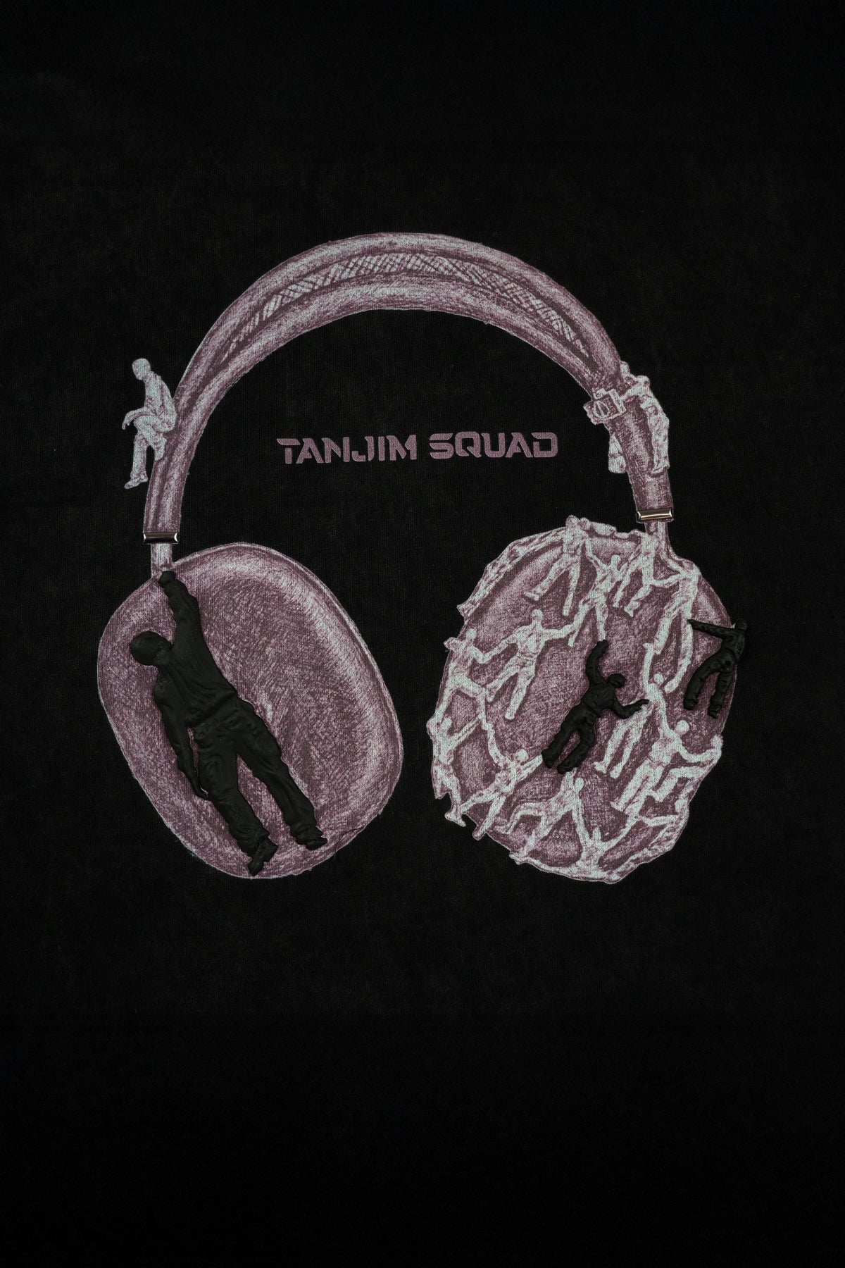 TS HEADPHONE T-SHIRT-BLACK