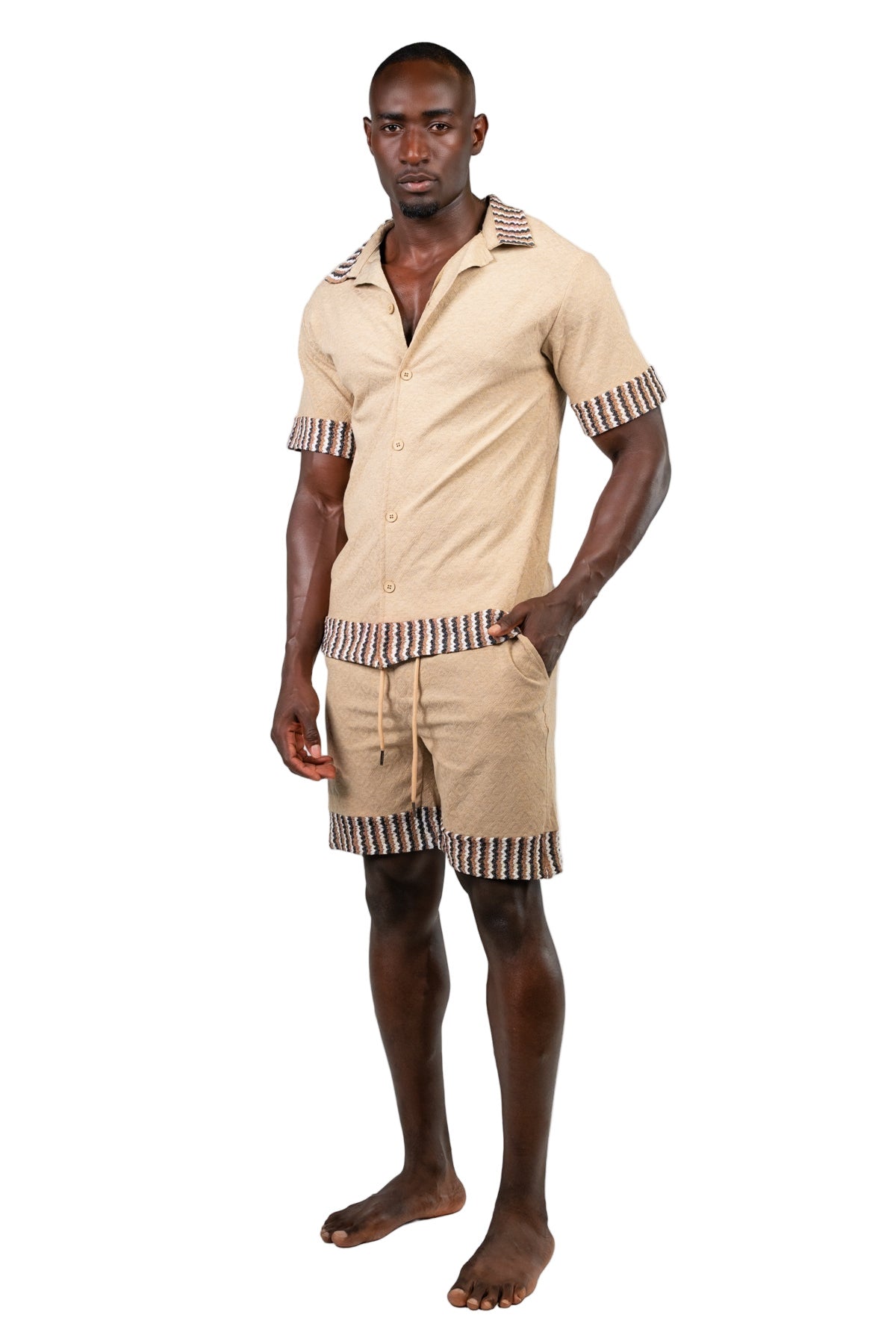 SHORELINE CO-ORD SET-BEIGE