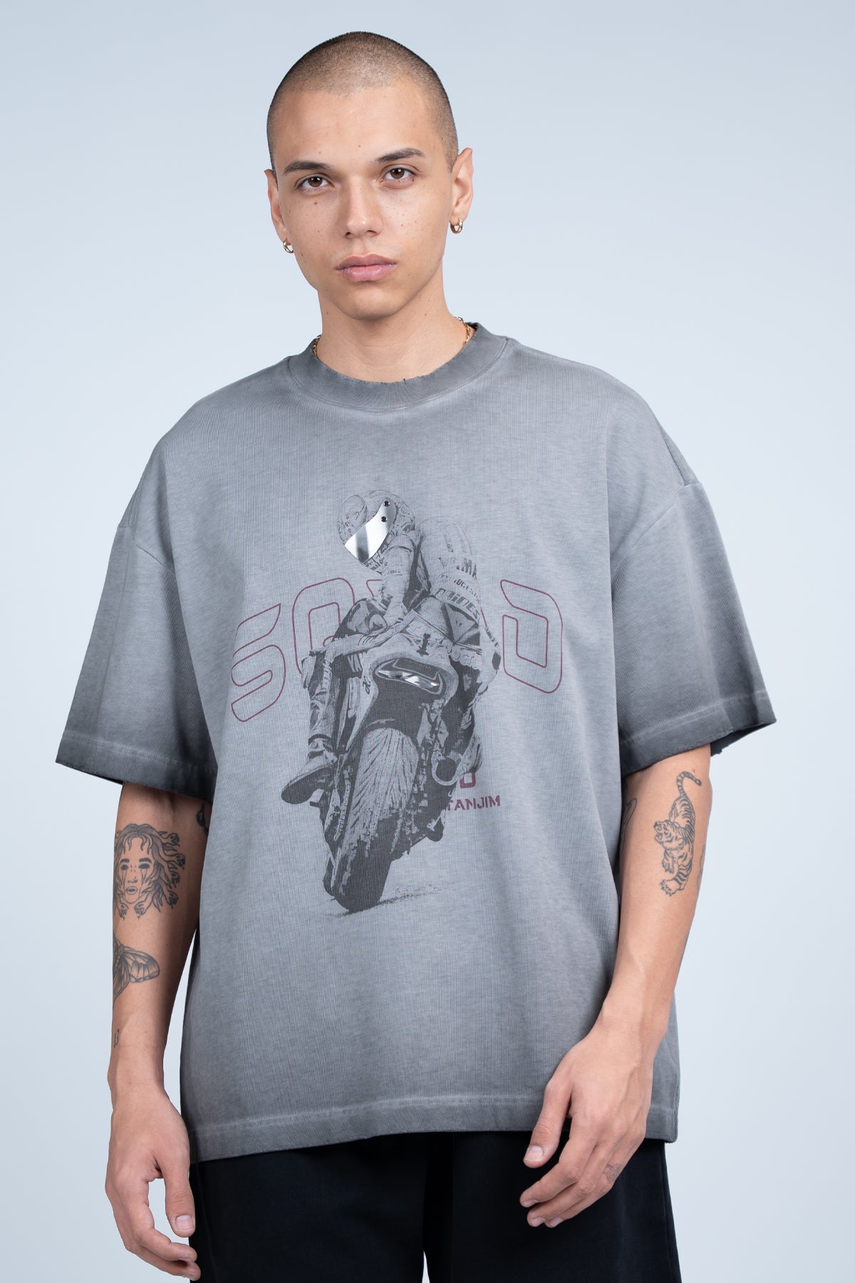 ASPHALT DRIFT T-SHIRT - GRAY