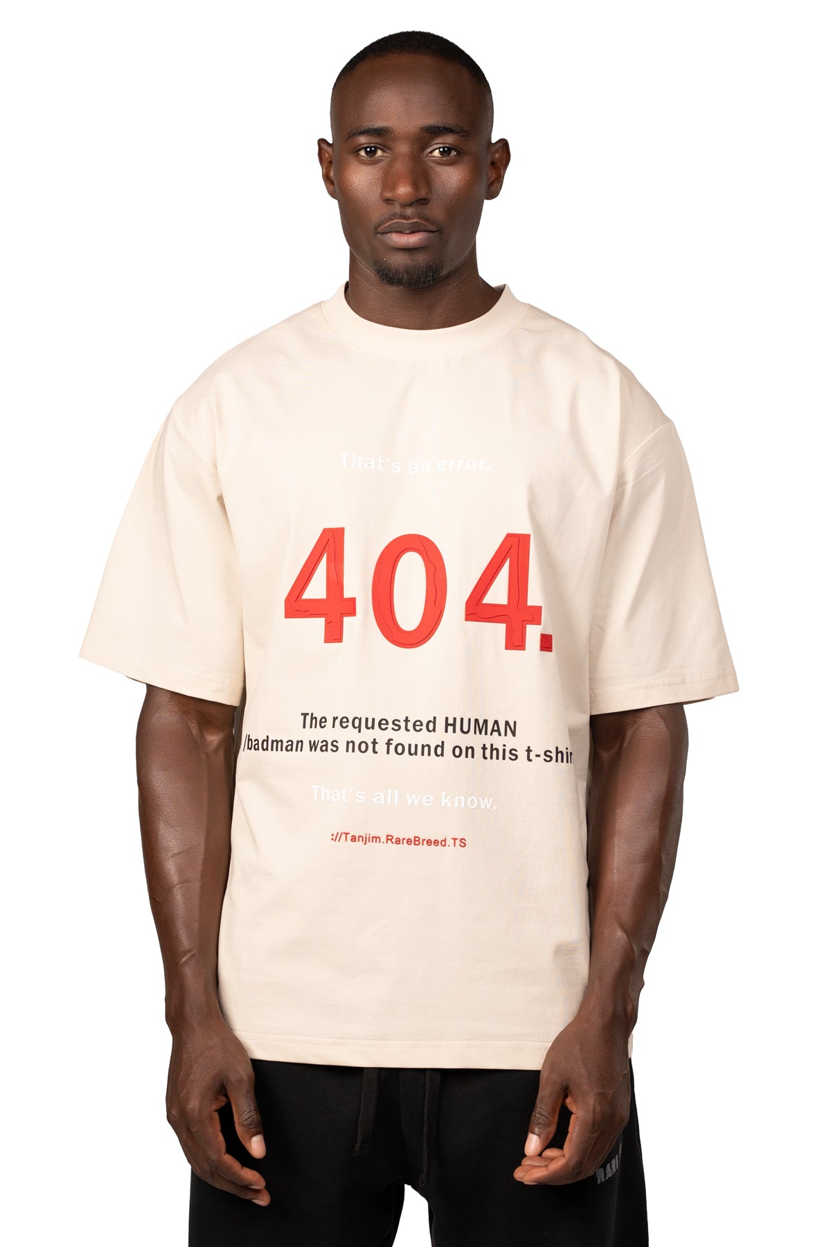 RARE 404 T-SHIRT - BEIGE