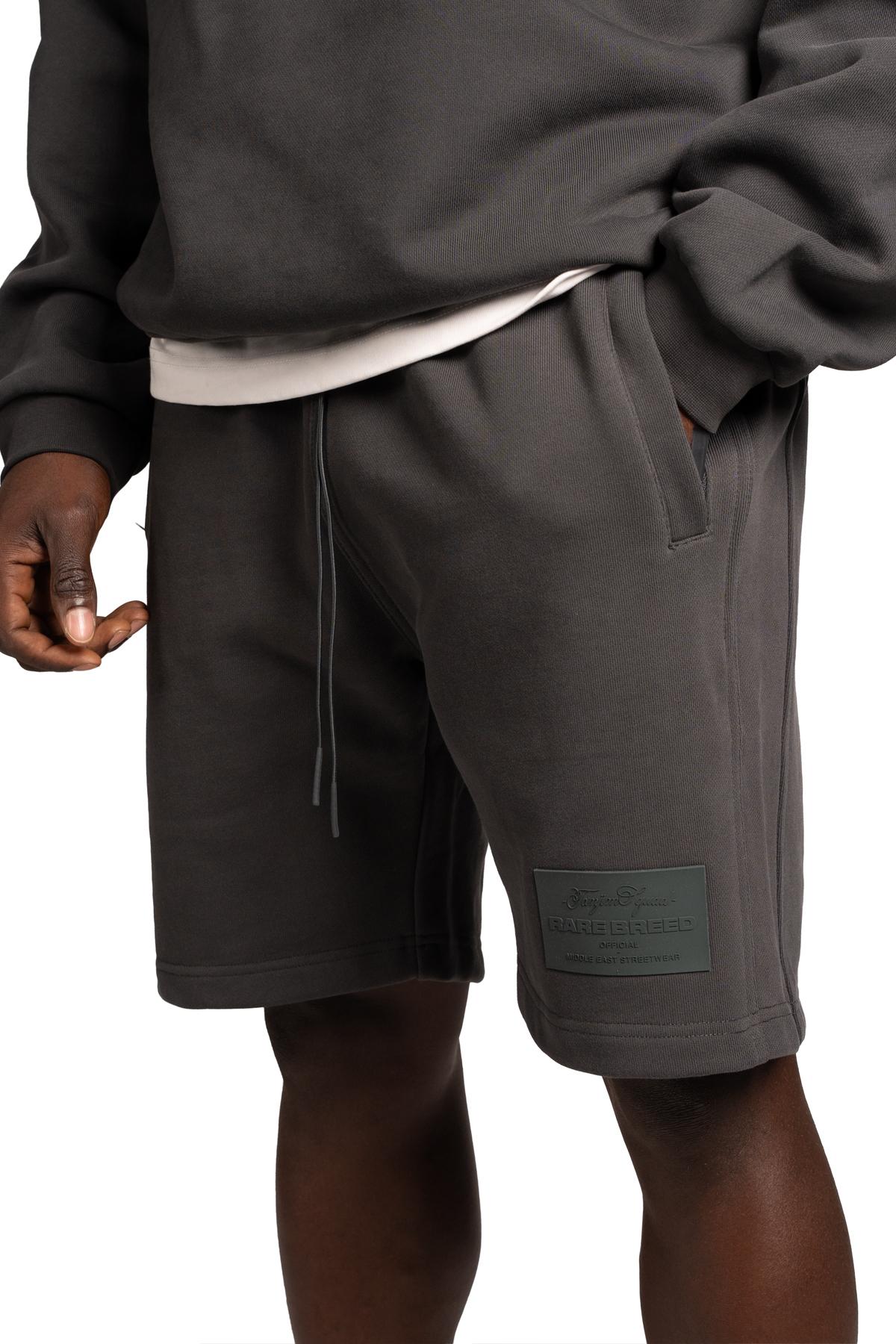 TS PLAIN SHORT-DARK GREY