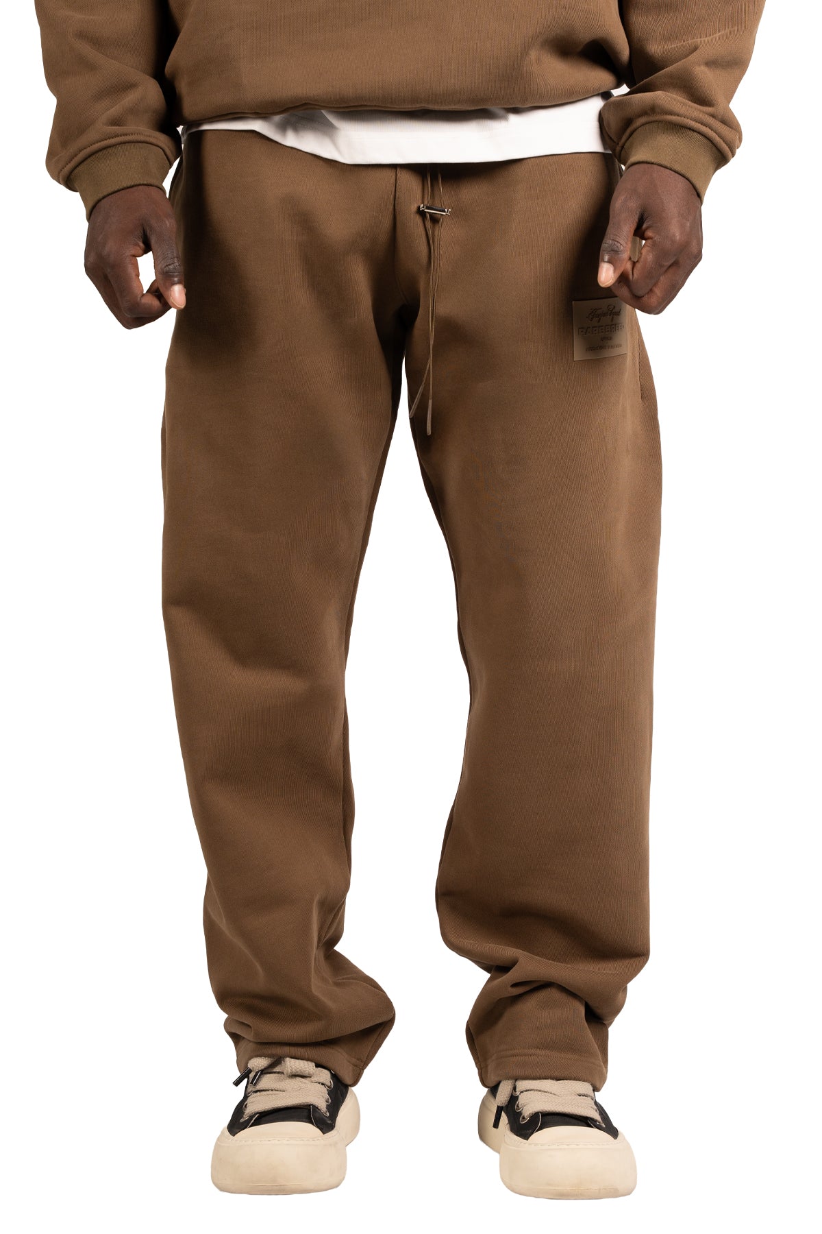 TS PLAIN TROUSER-BROWN