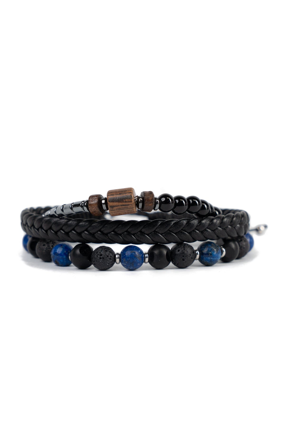 Obsidian Bracelet Stack