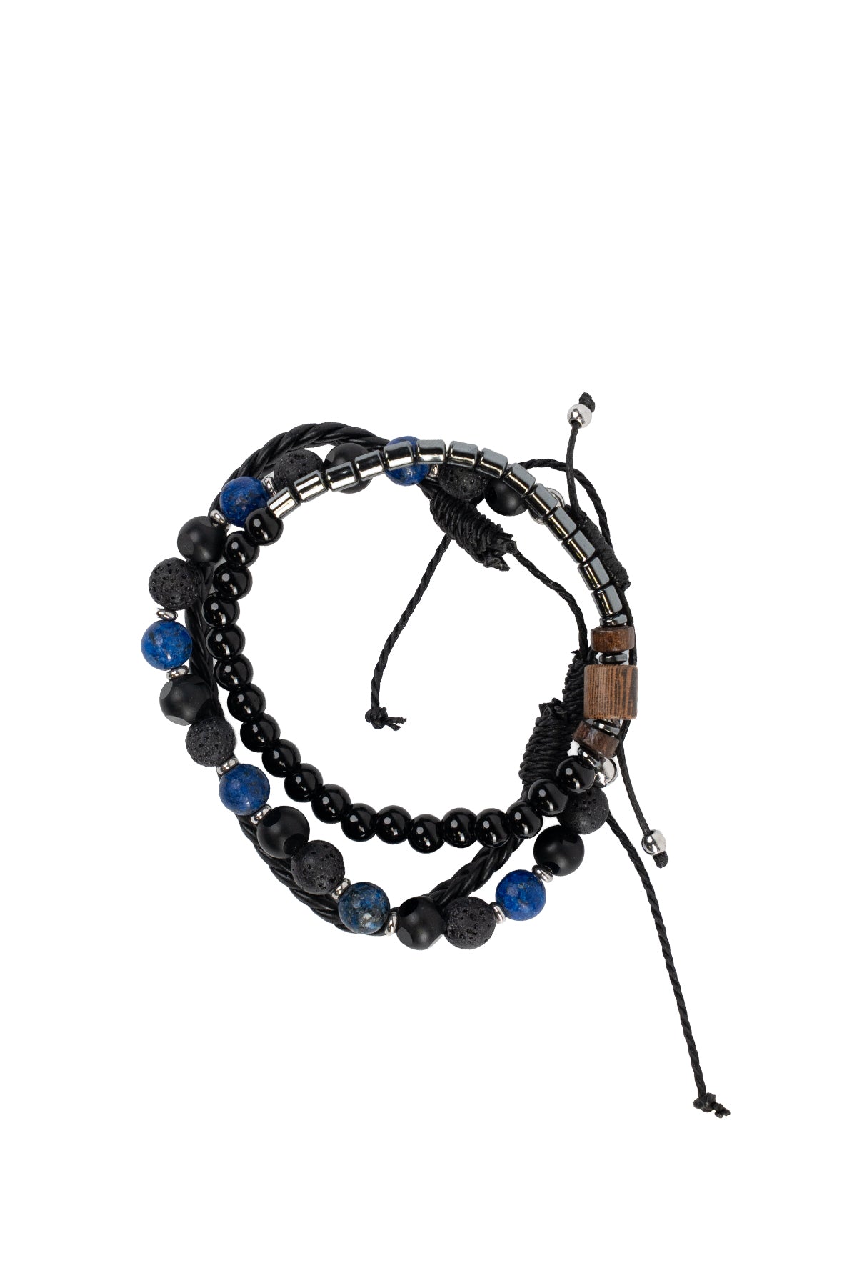 Obsidian Bracelet Stack
